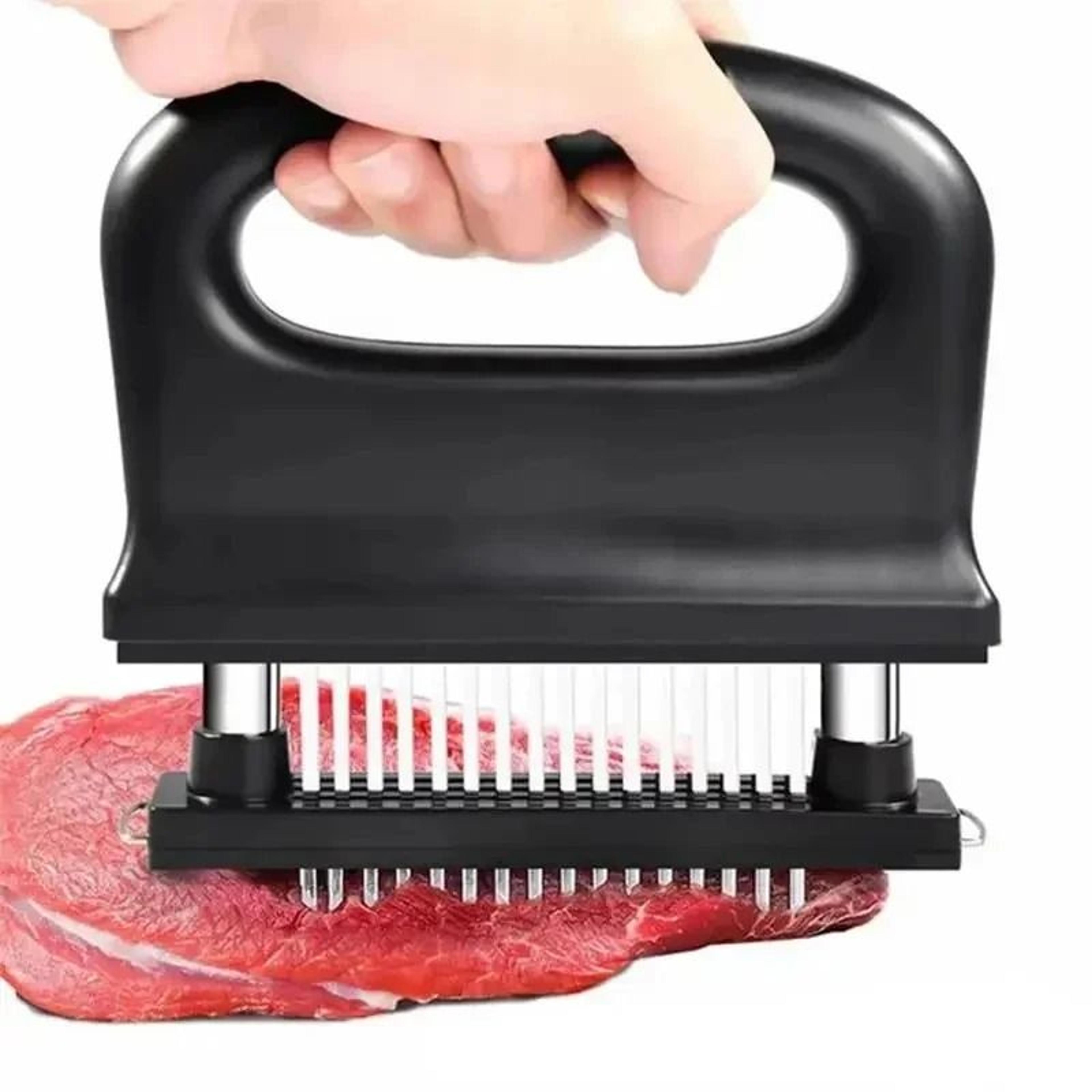 stainless steel blade meat tenderizer tool for steak and beef preparation