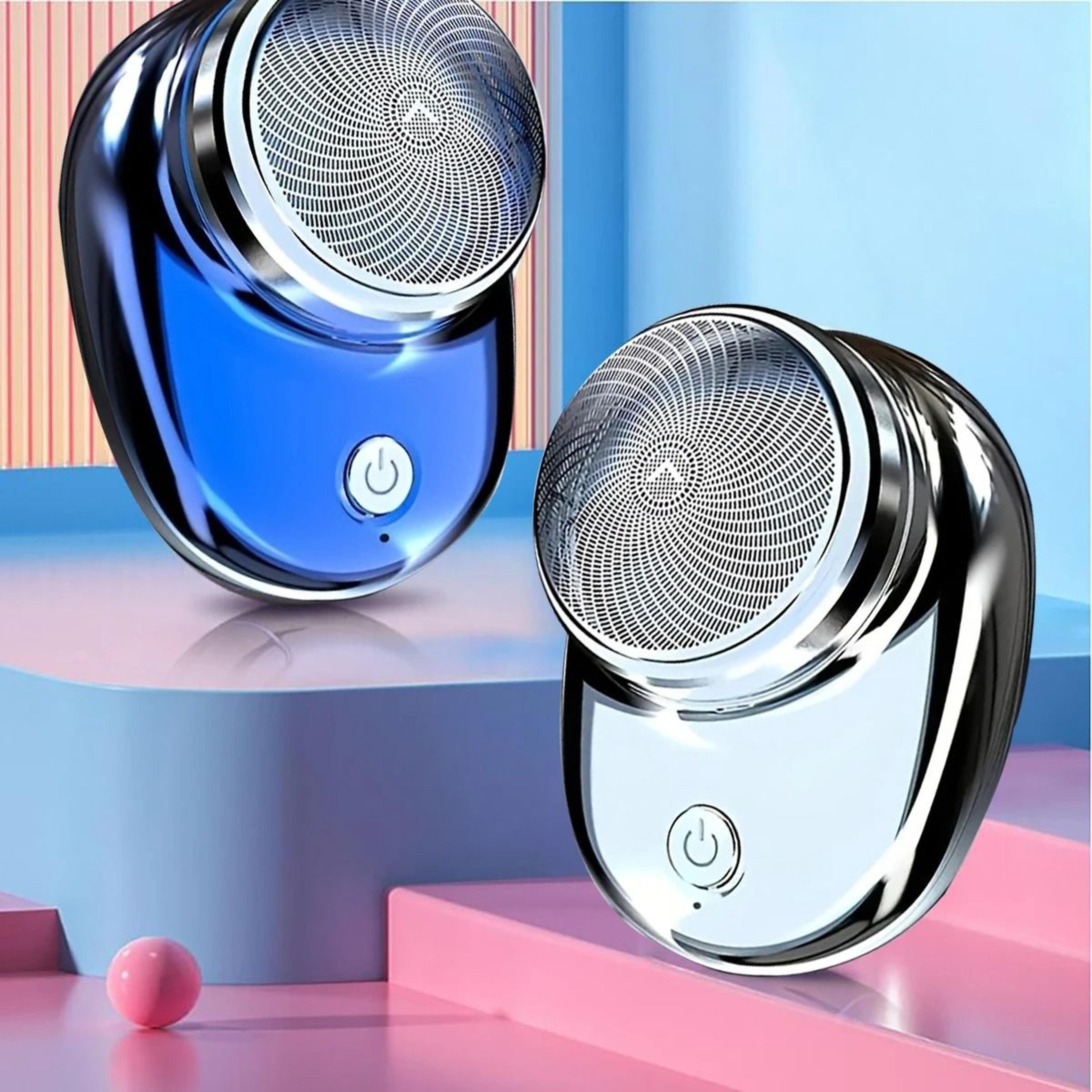 mini electric travel shaver for portable facial beard grooming