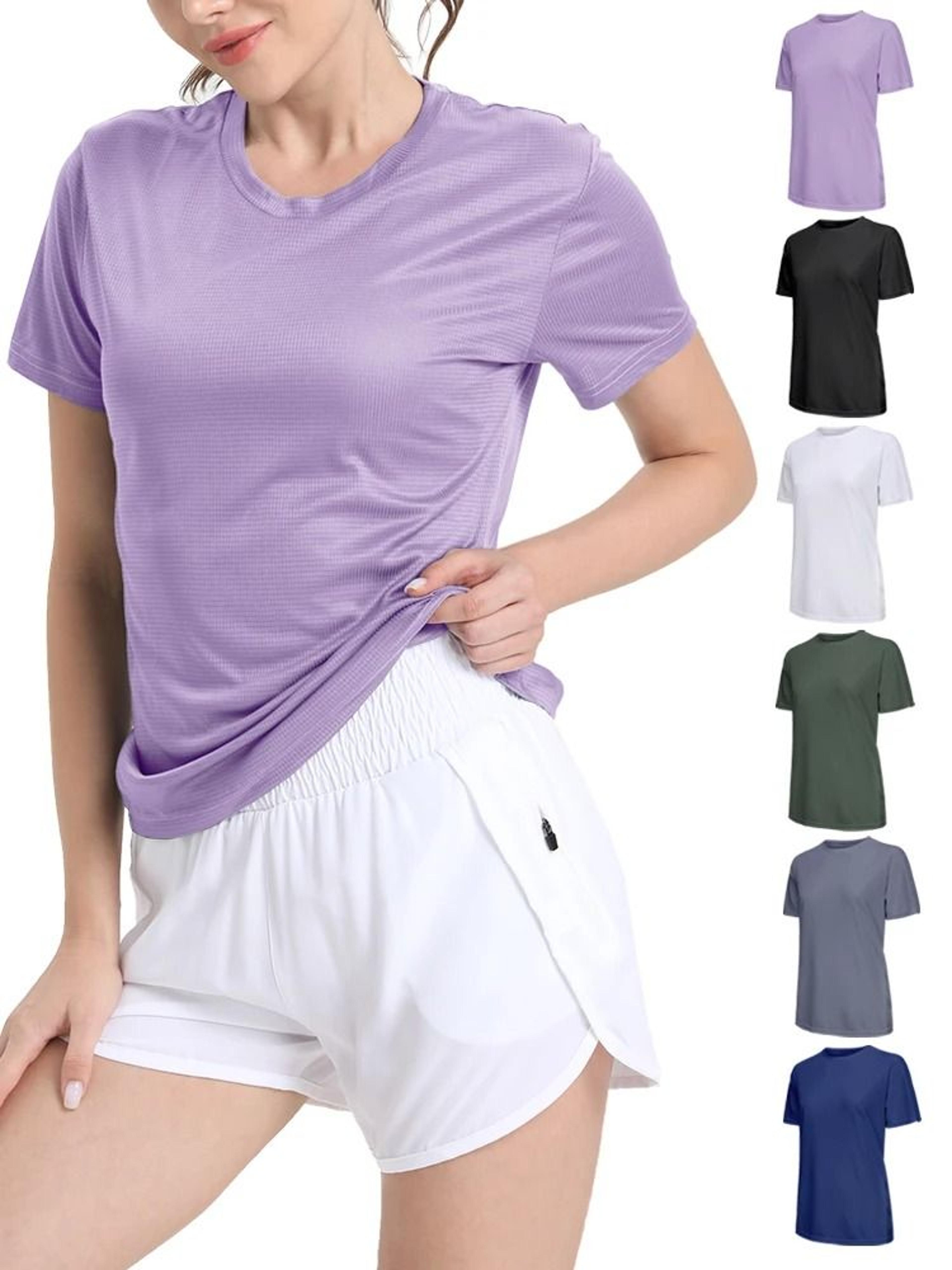 womens ultralight quick dry sport t shirt breathable running gym compression shirt