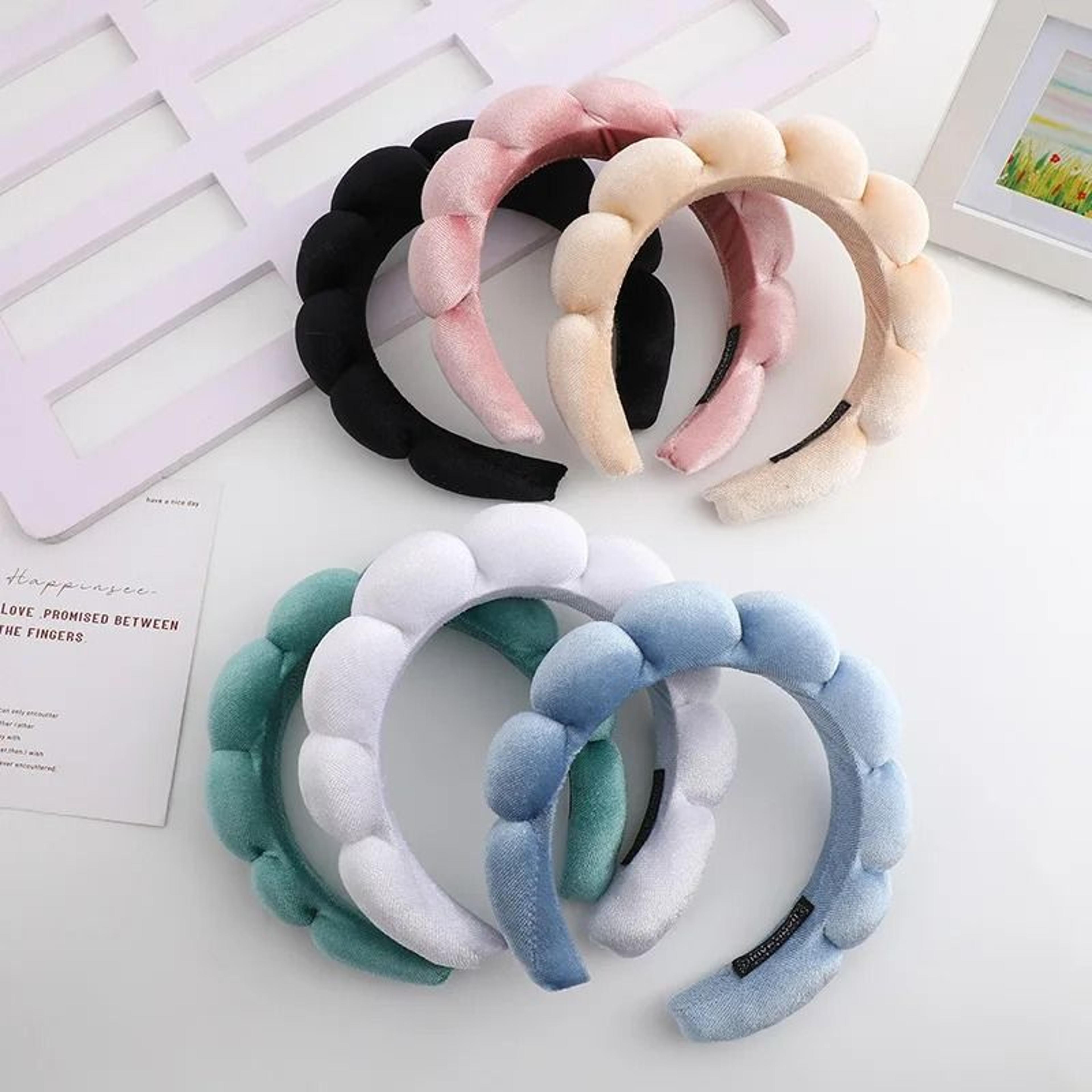 velvet hair band high skull top sponge twists hair band