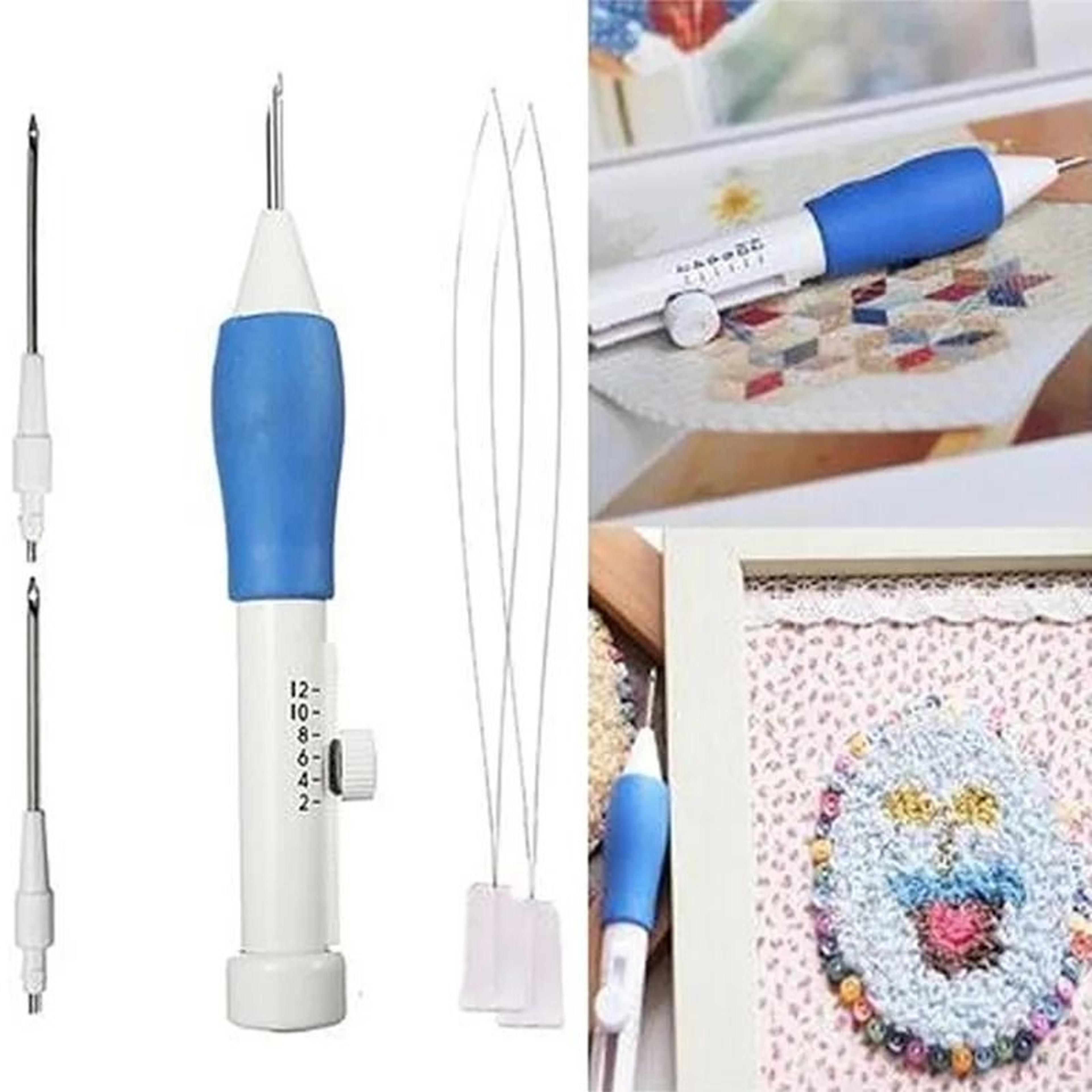 embroidery punch needle kit stitching tool set magic needle pen for diy sewing