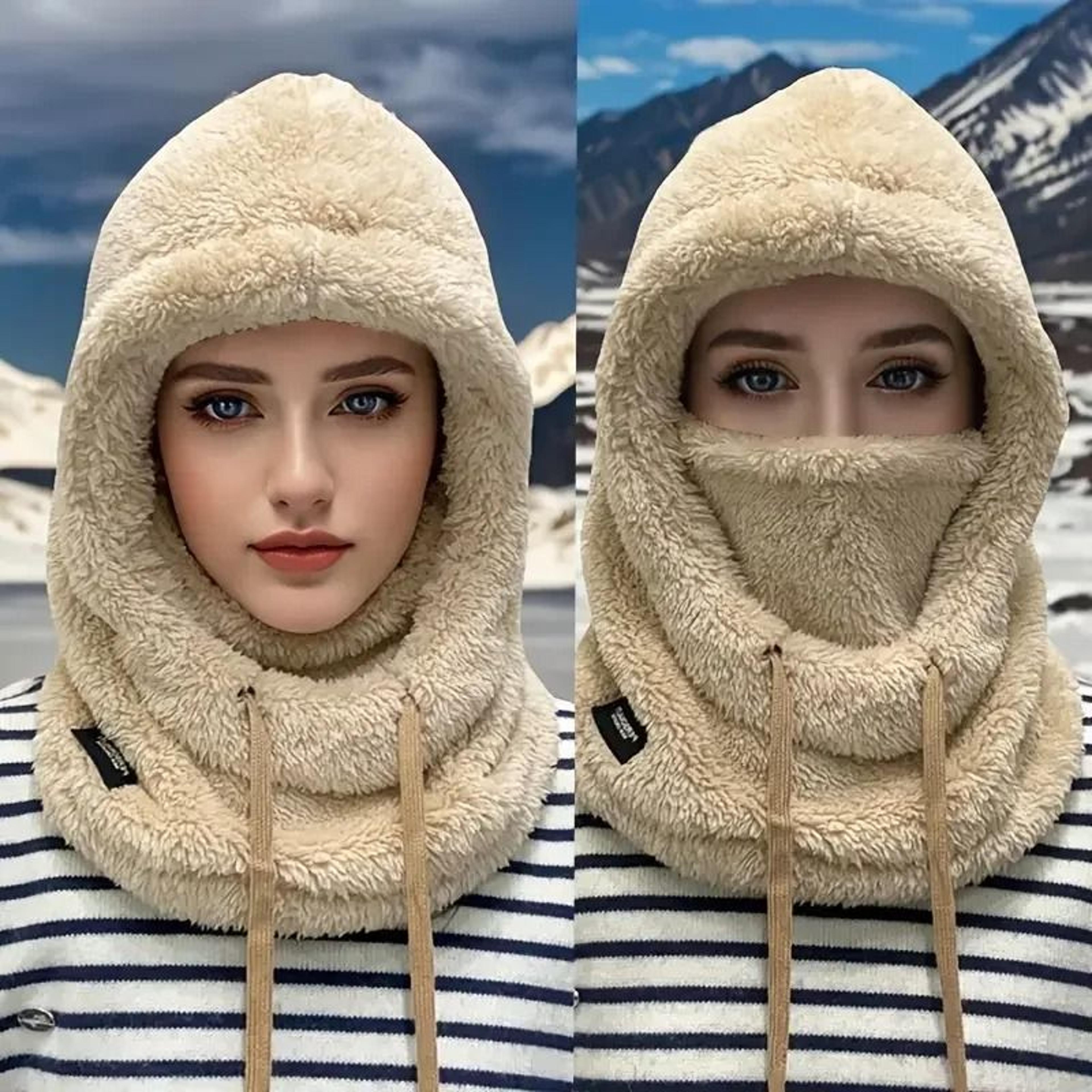 winter warm balaclava thermal windproof ski hood face cover