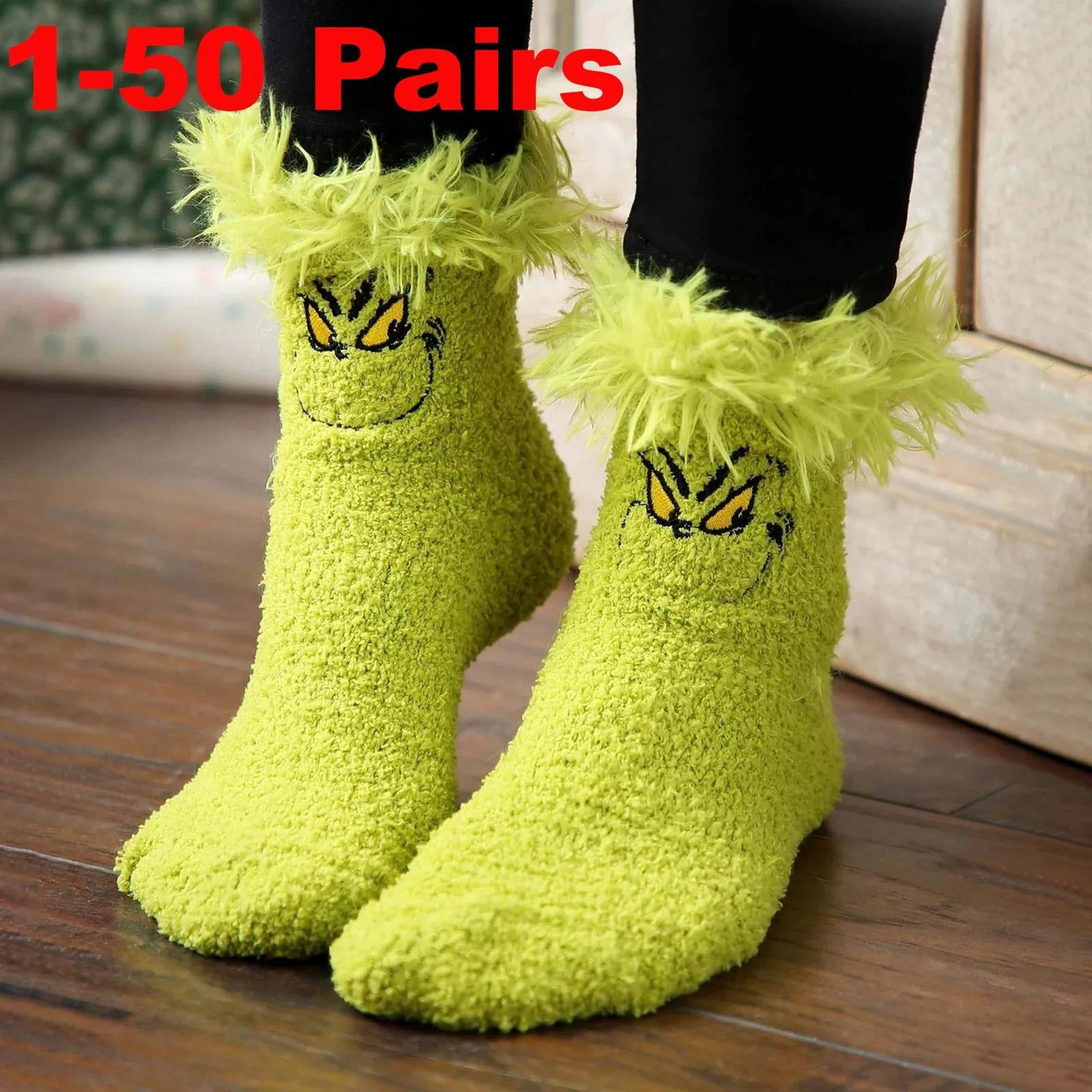 green christmas stocking knitted holiday decoration hanging ornament for home and tree