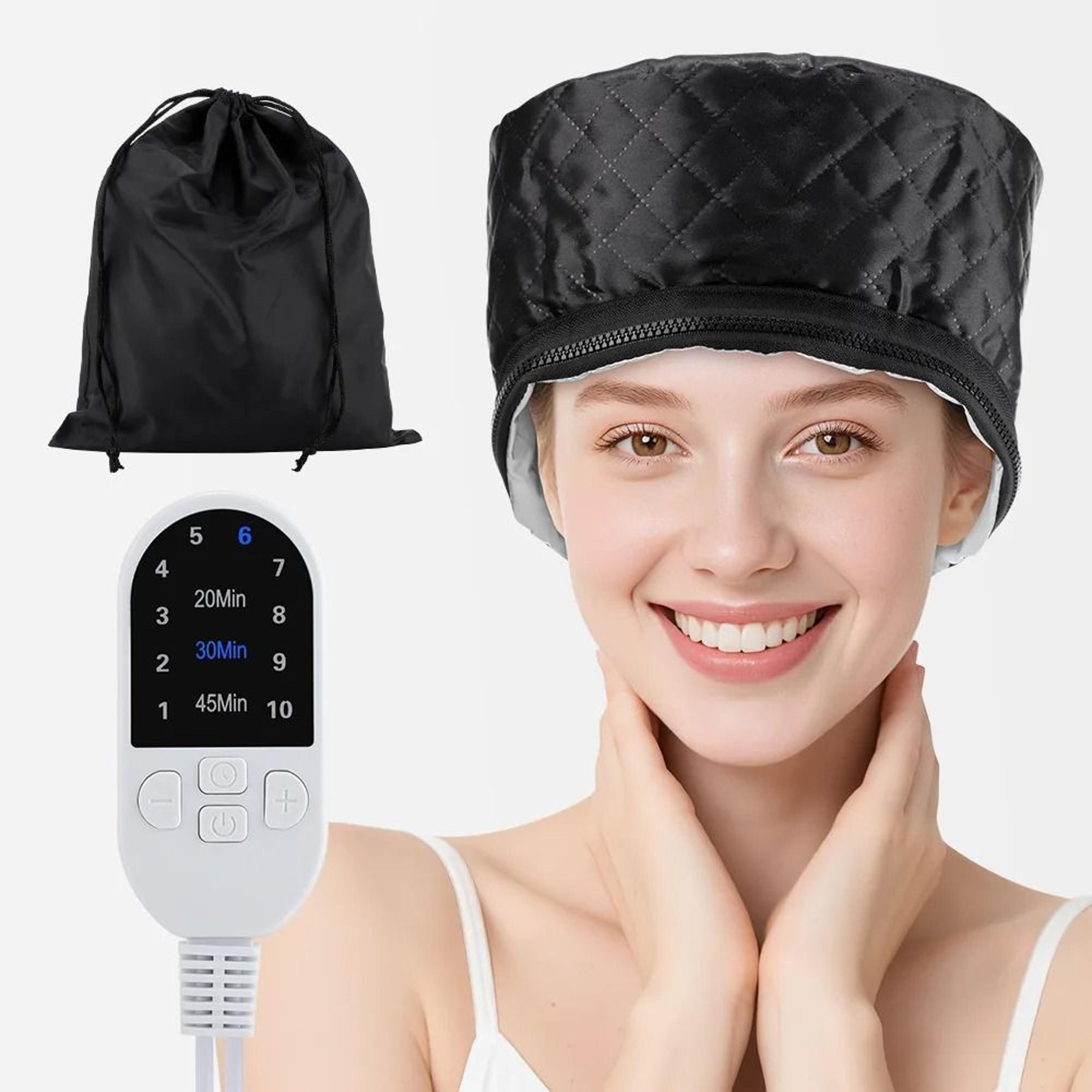 thermal treatment hair heating cap for deep conditioning and nourishing hair care