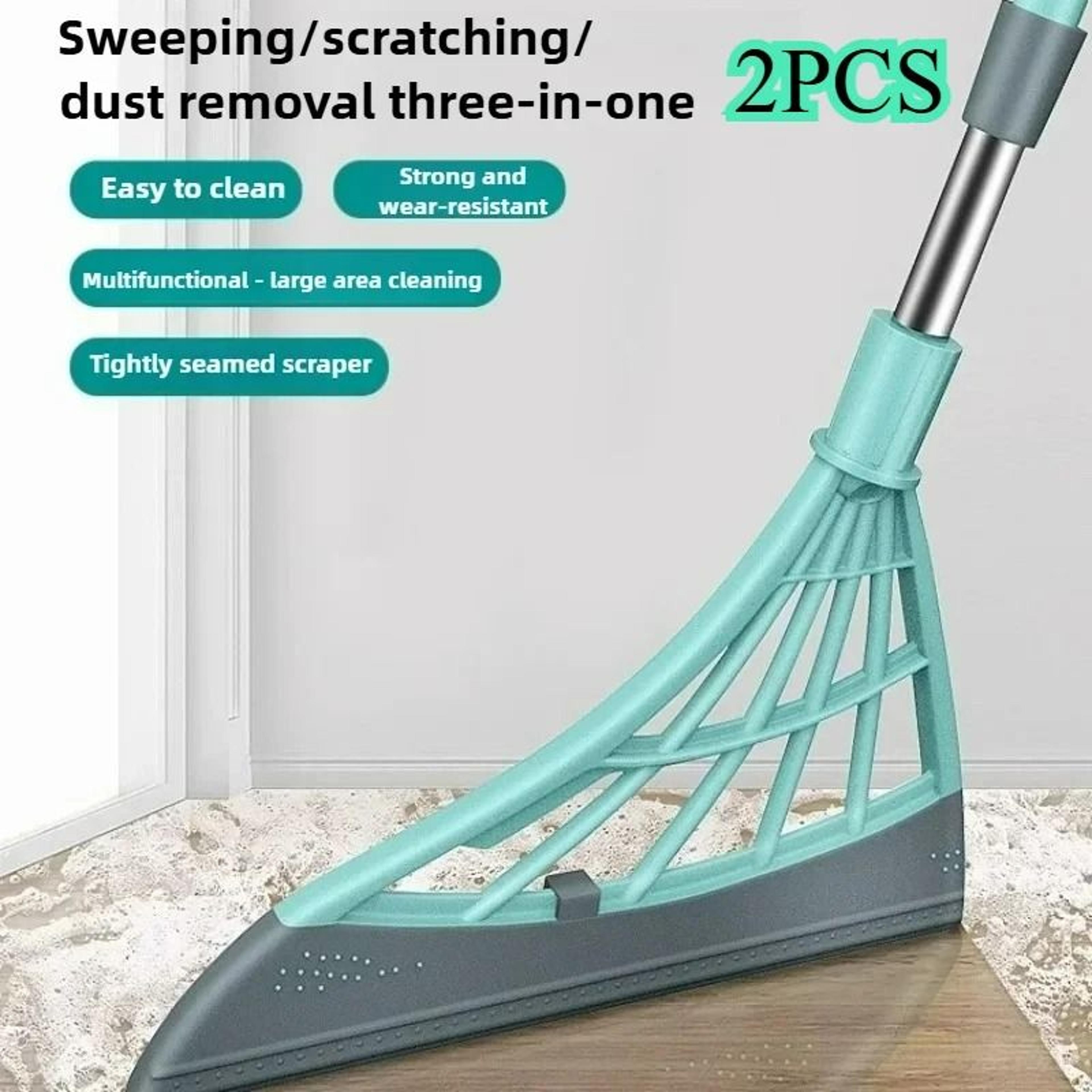 silicone magic rubber broom floor cleaning squeegee mop