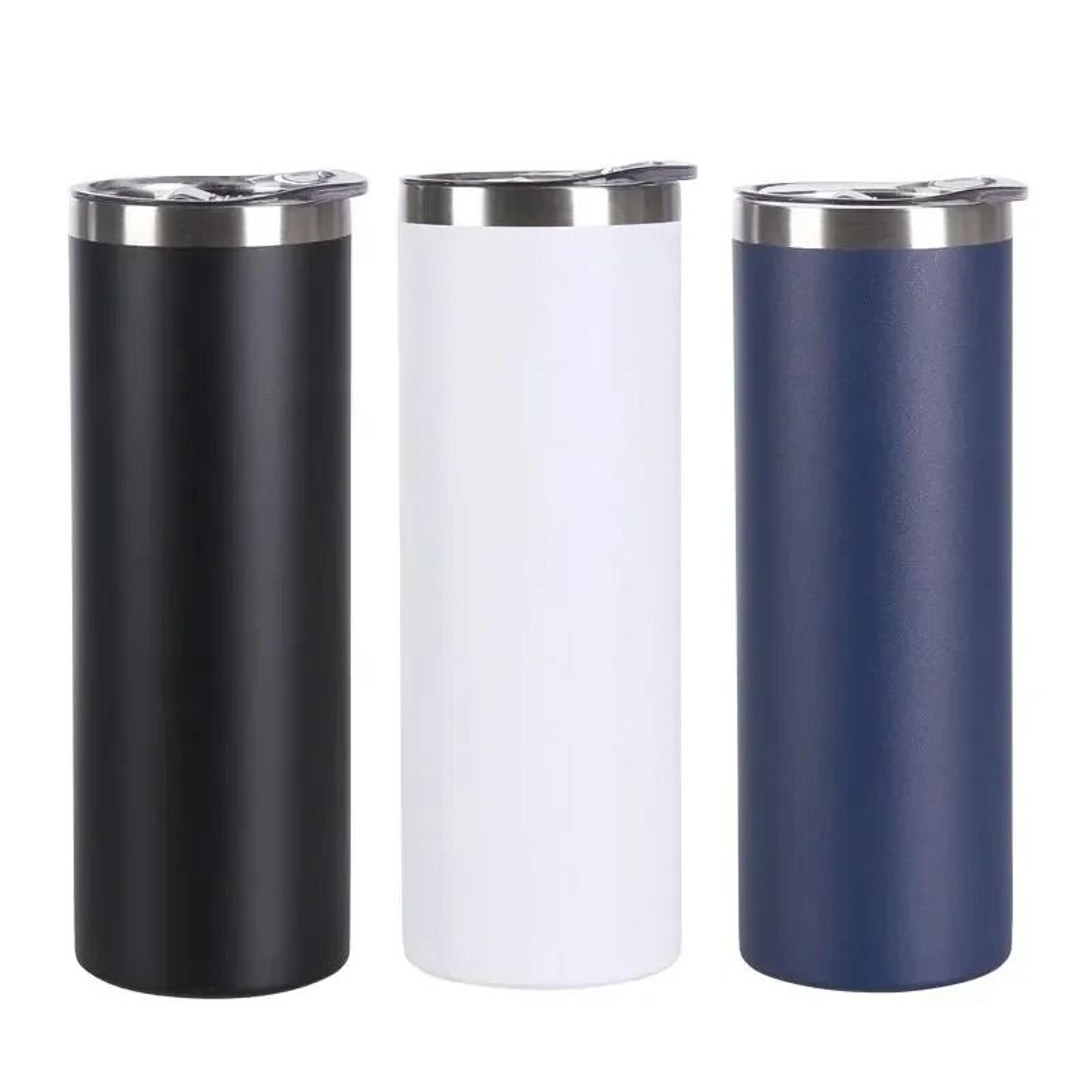 stainless steel vacuum insulated tumbler bpa free travel mug with lid reusable coffee cup 20oz