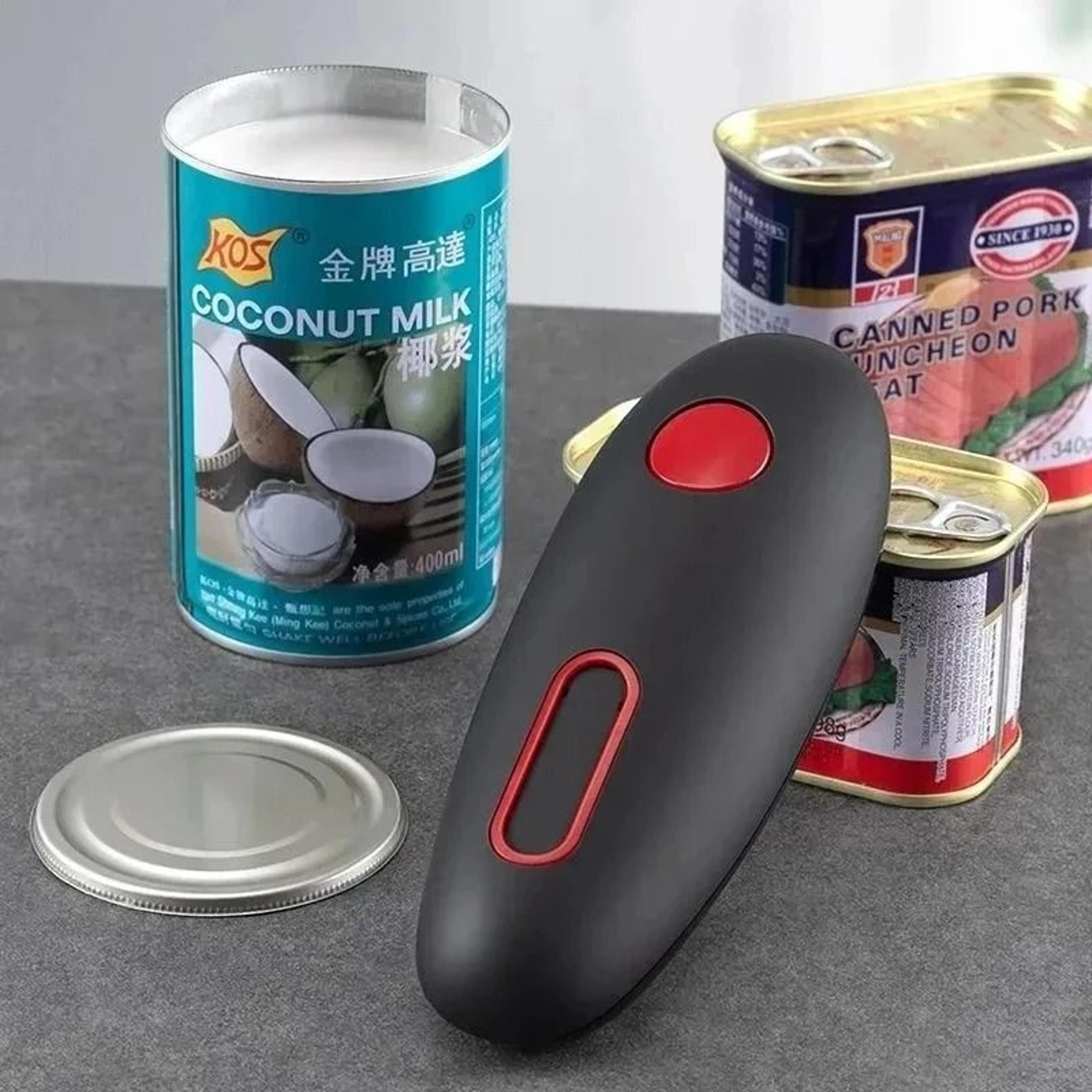 automatic electric can opener portable one touch jar and bottle opener