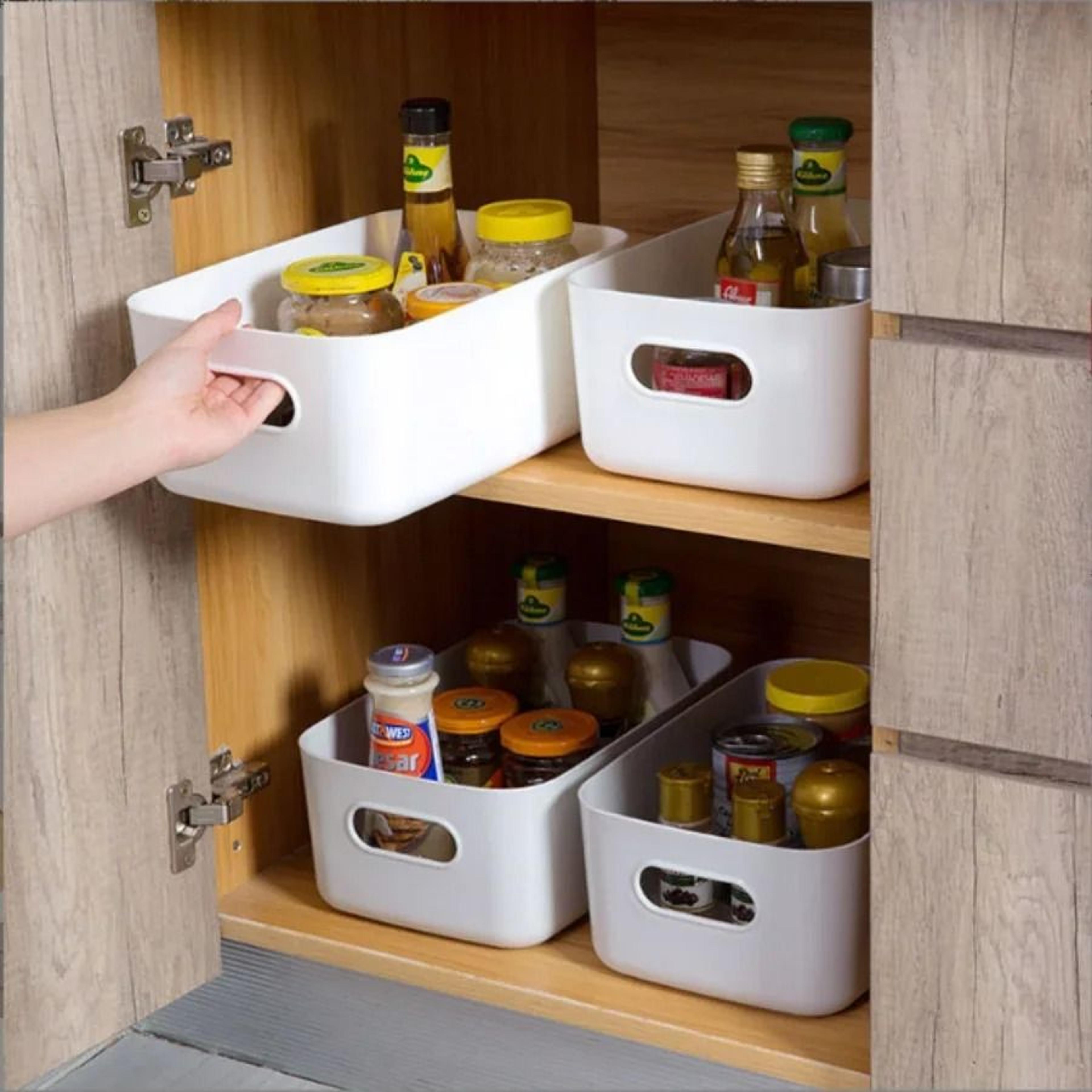kitchen storage box snack storage basket for home organization