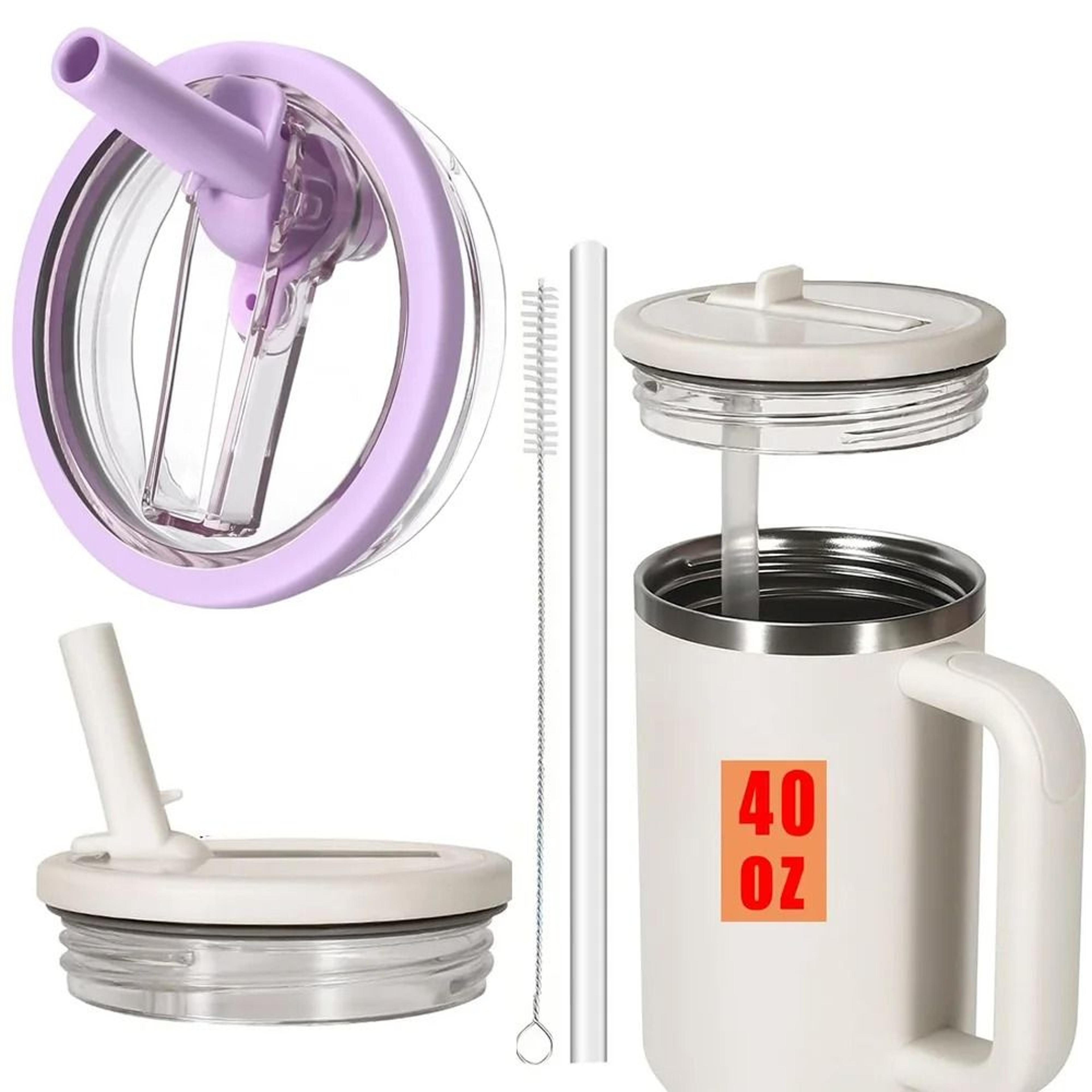 flip straw leak proof lid replacement for tumbler cups