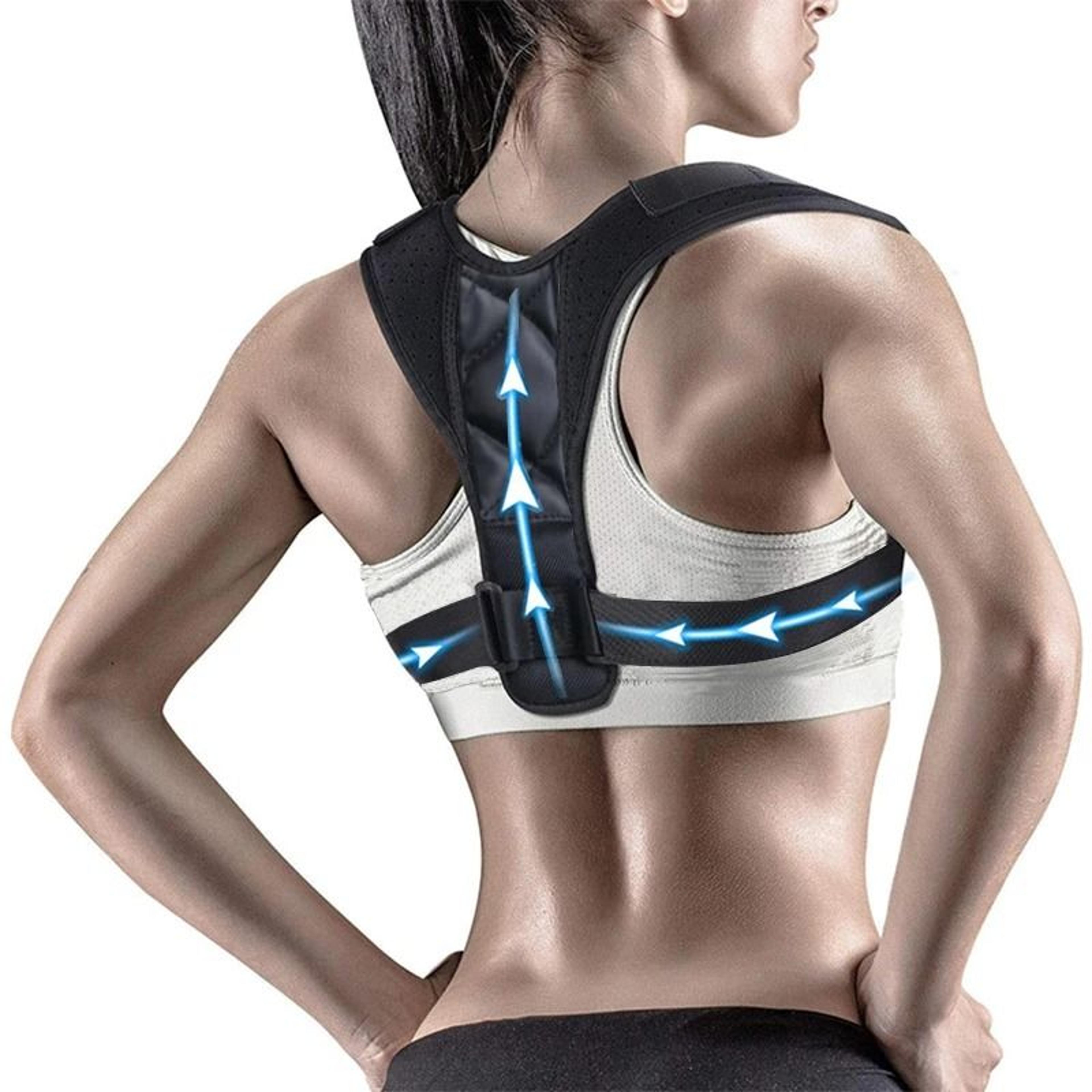 back posture correction belt for men and women with adjustable support straps
