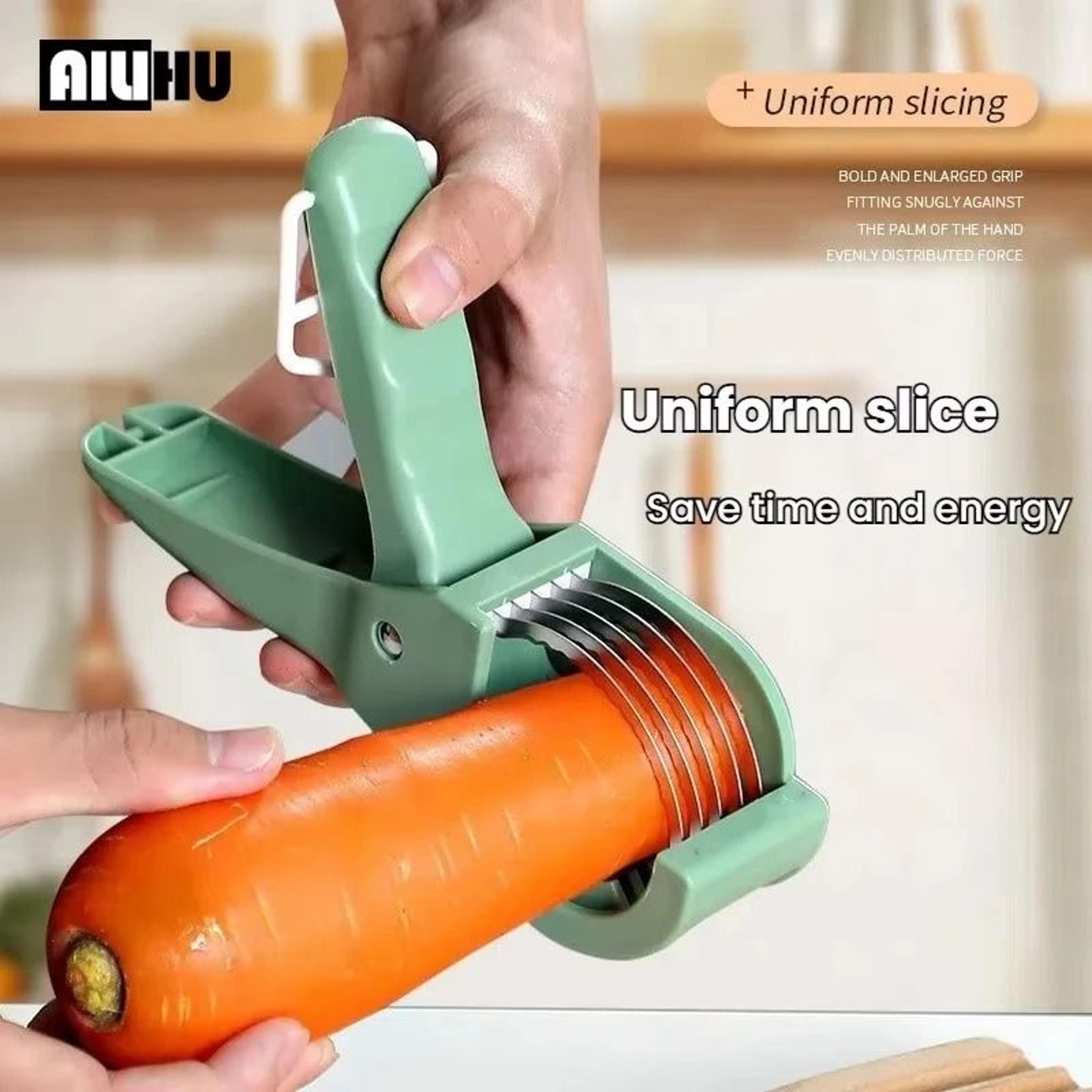 stainless steel vegetable and fruit slicer multi functional salad slicer kitchen tool