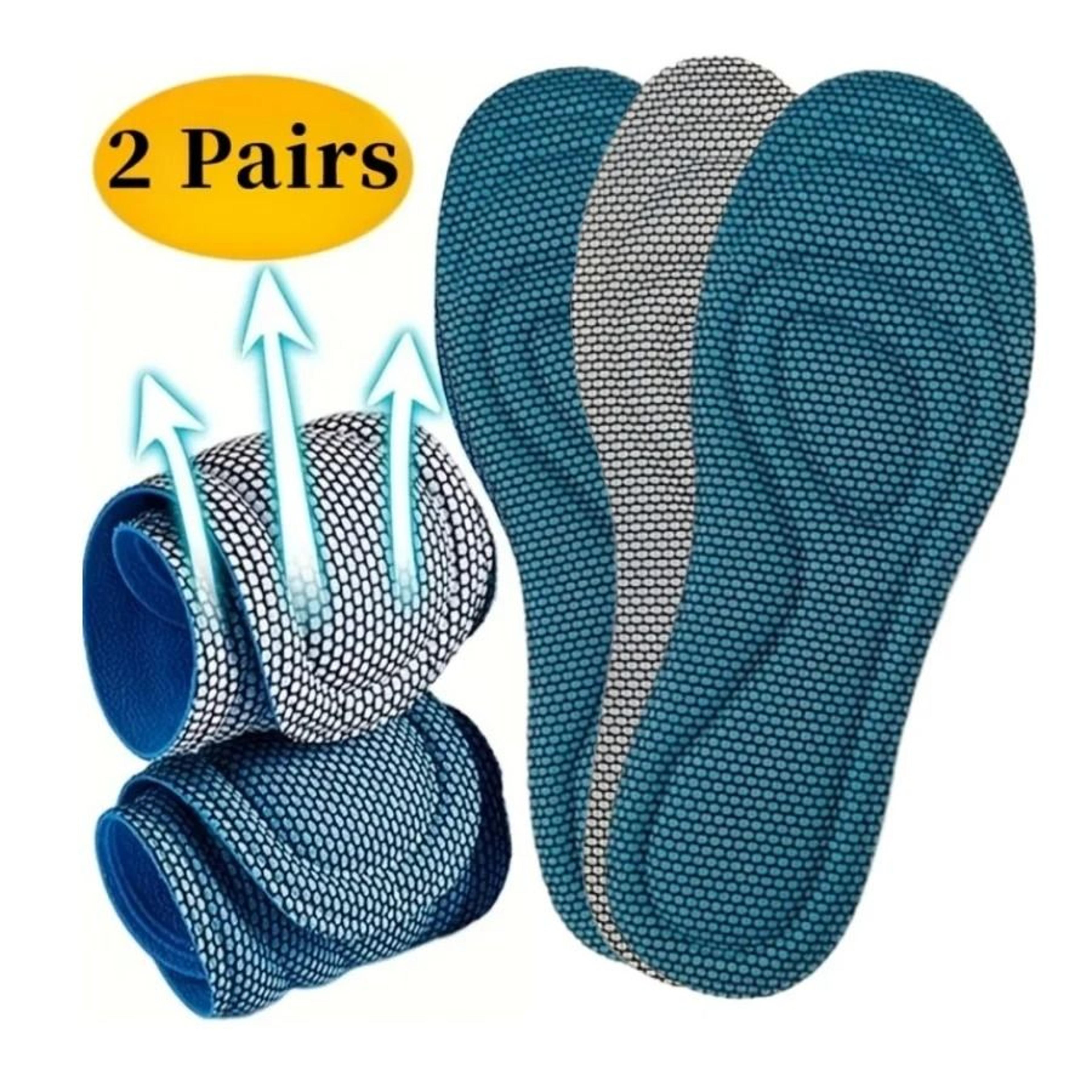 memory foam disposable insoles for shoes with antibacterial deodorizing sweat absorbing comfort pads