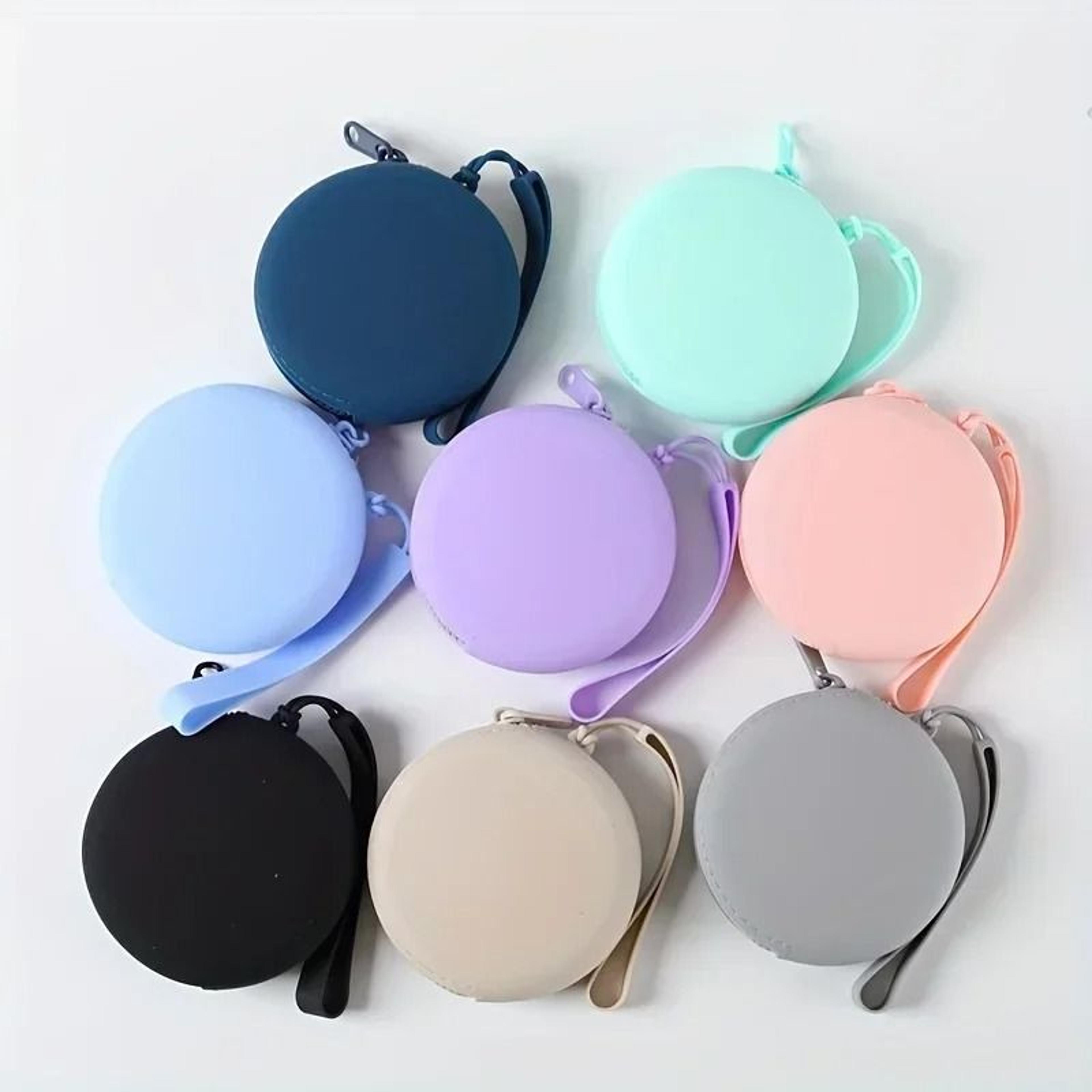 silicone pet treat pouch portable round training bag for dogs and cats