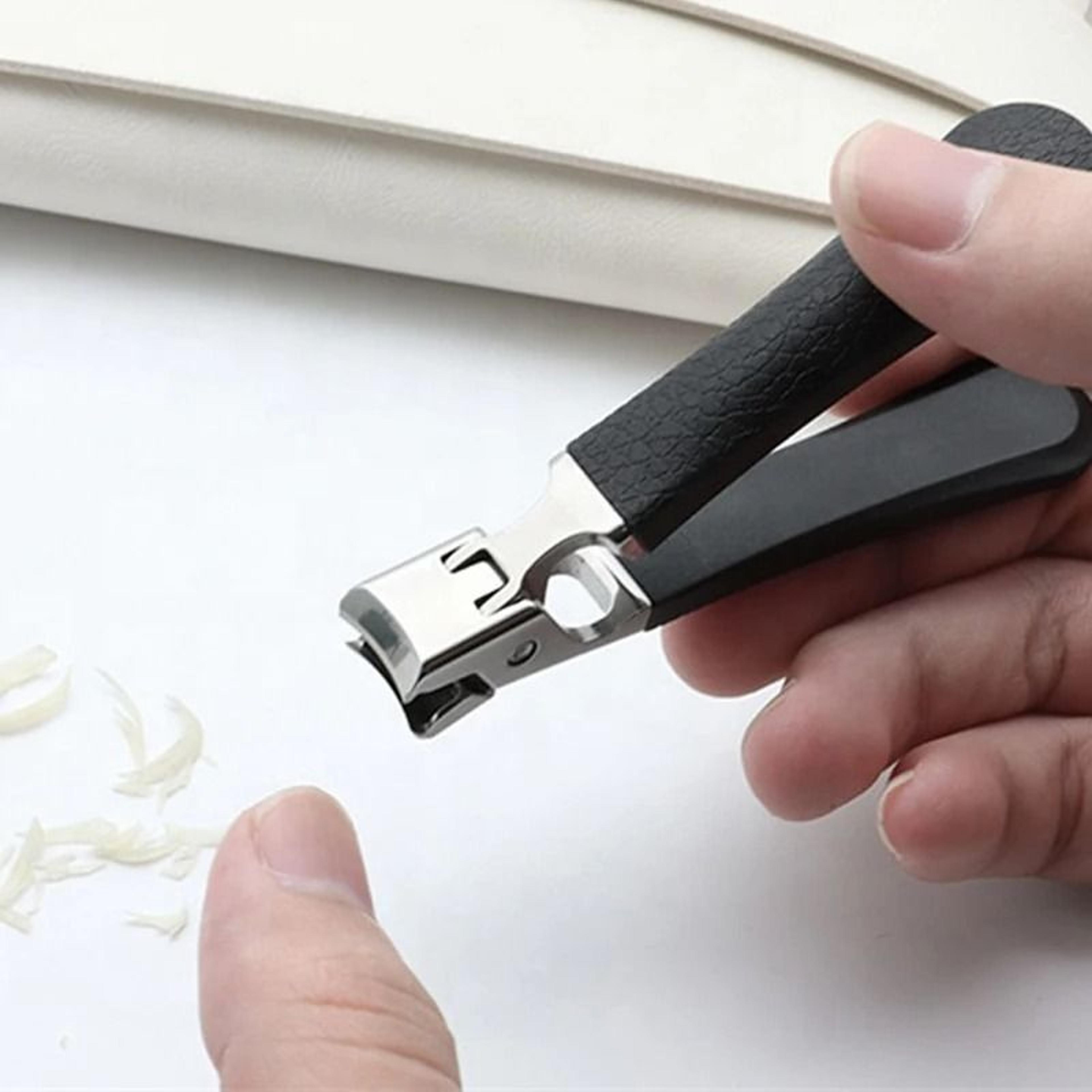 heavy duty thick nail clipper with non-slip handle