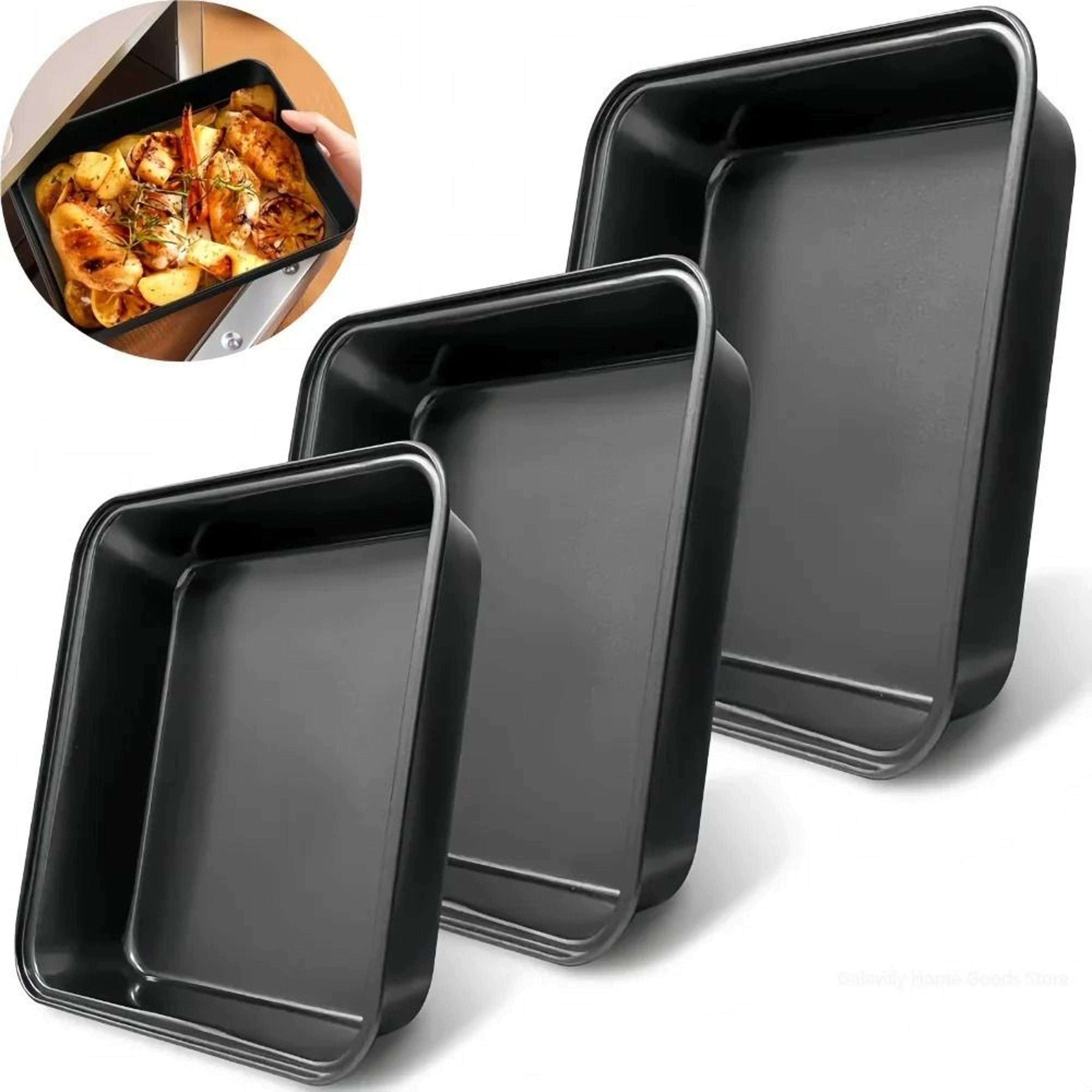 carbon steel non stick rectangular baking pan for bread cake and roasting