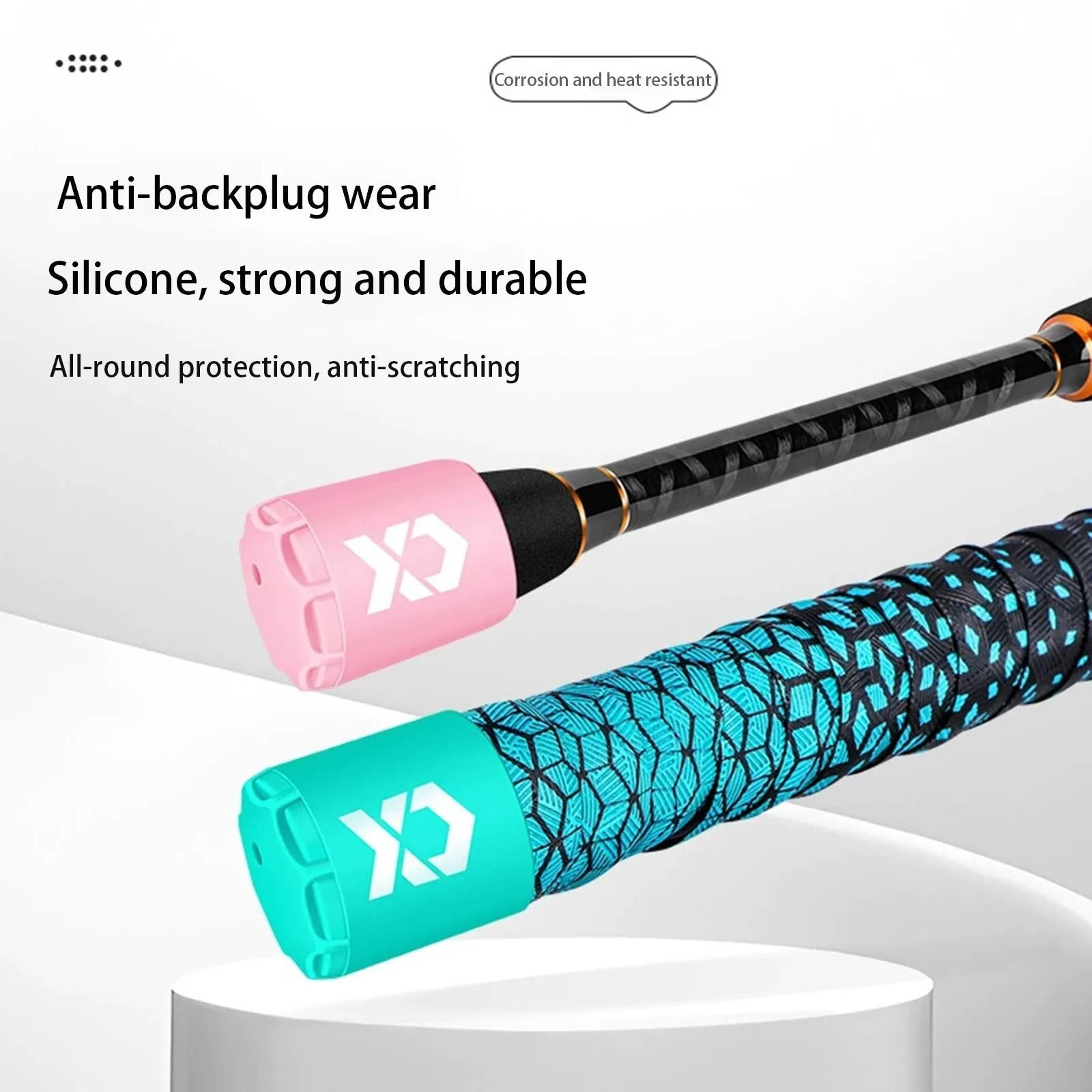 fishing rod silicone protective end cover anti slip