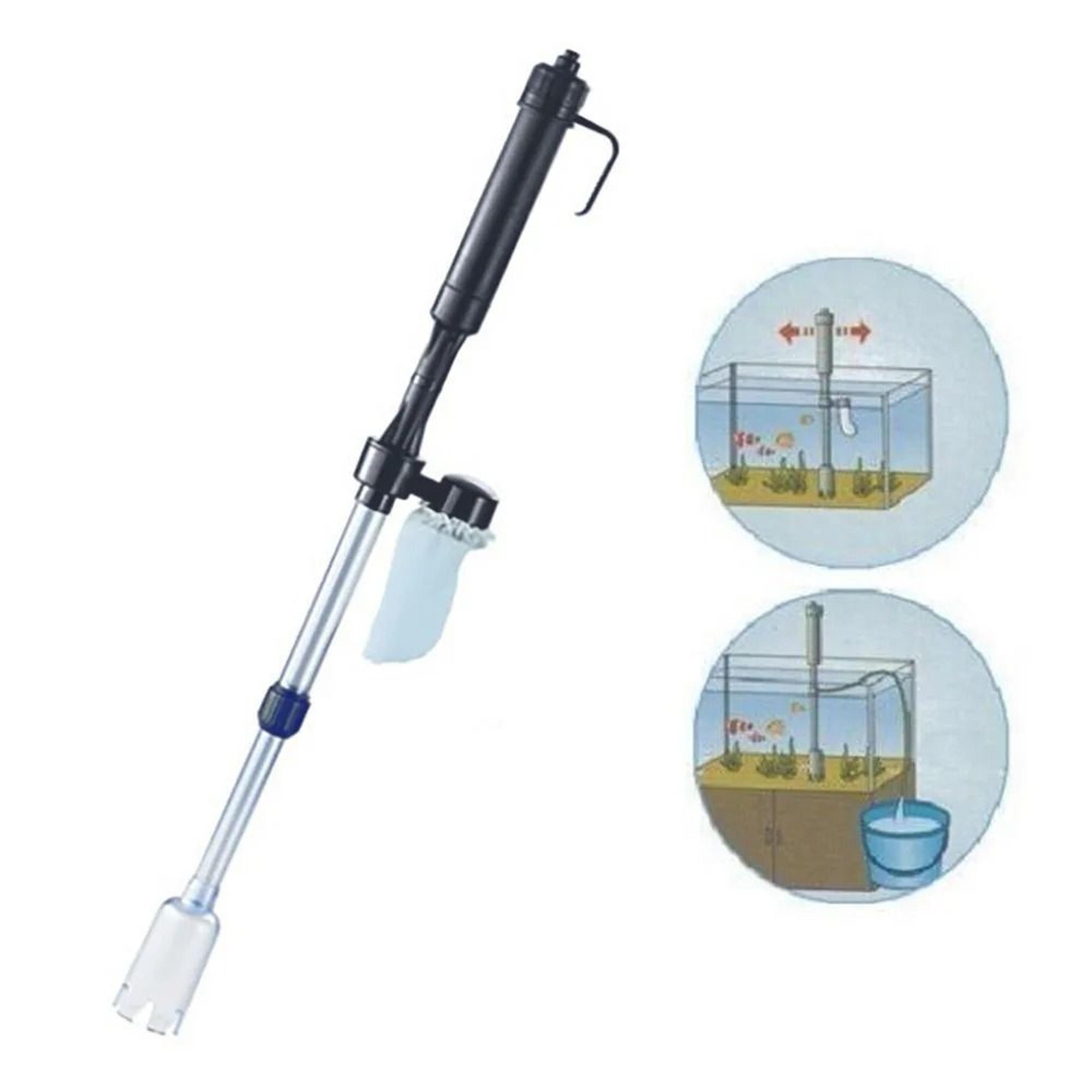 aquarium electric gravel cleaner water changer vacuum pump