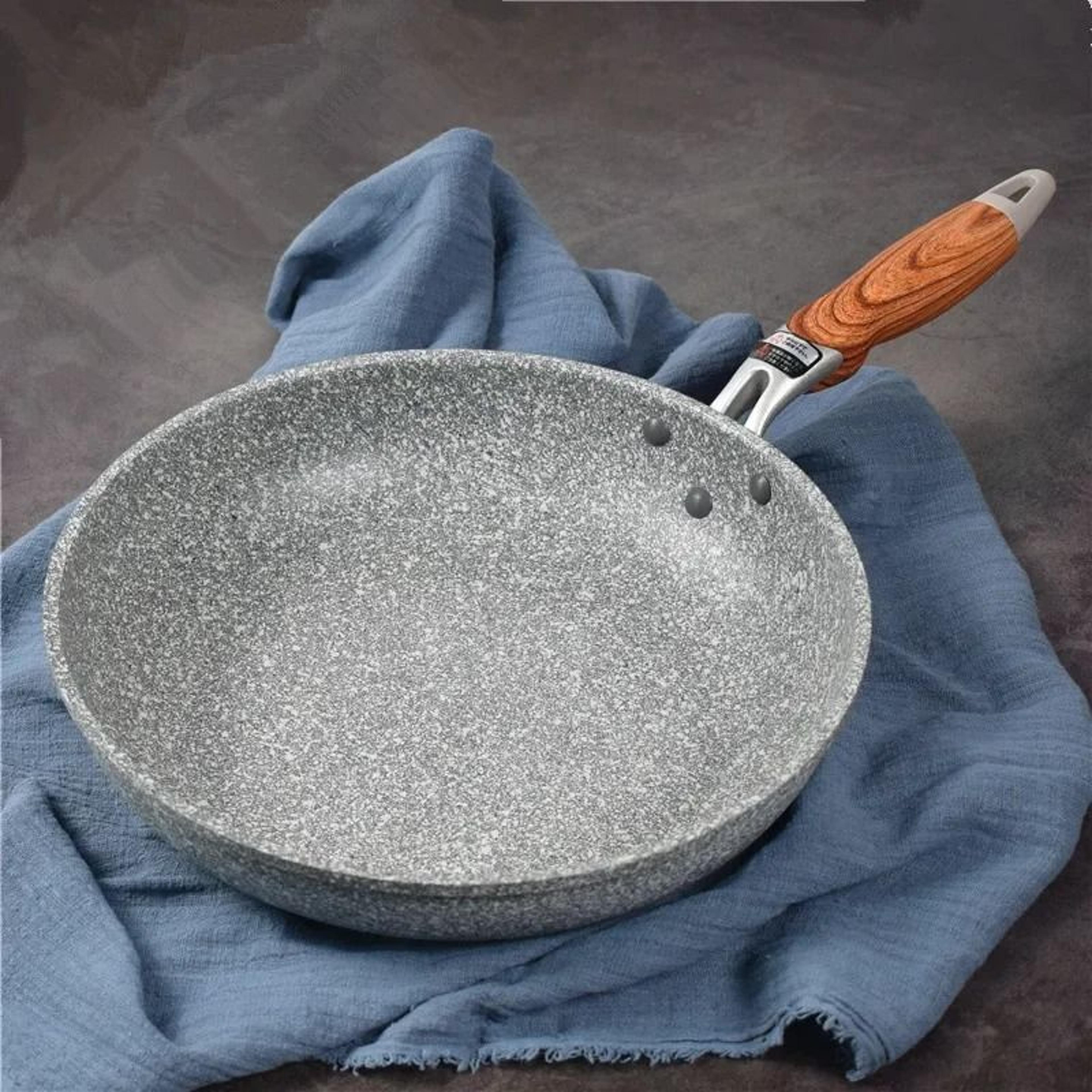 Non Stick Frying Pan Skillet and Wok for Gas and Induction Cooking