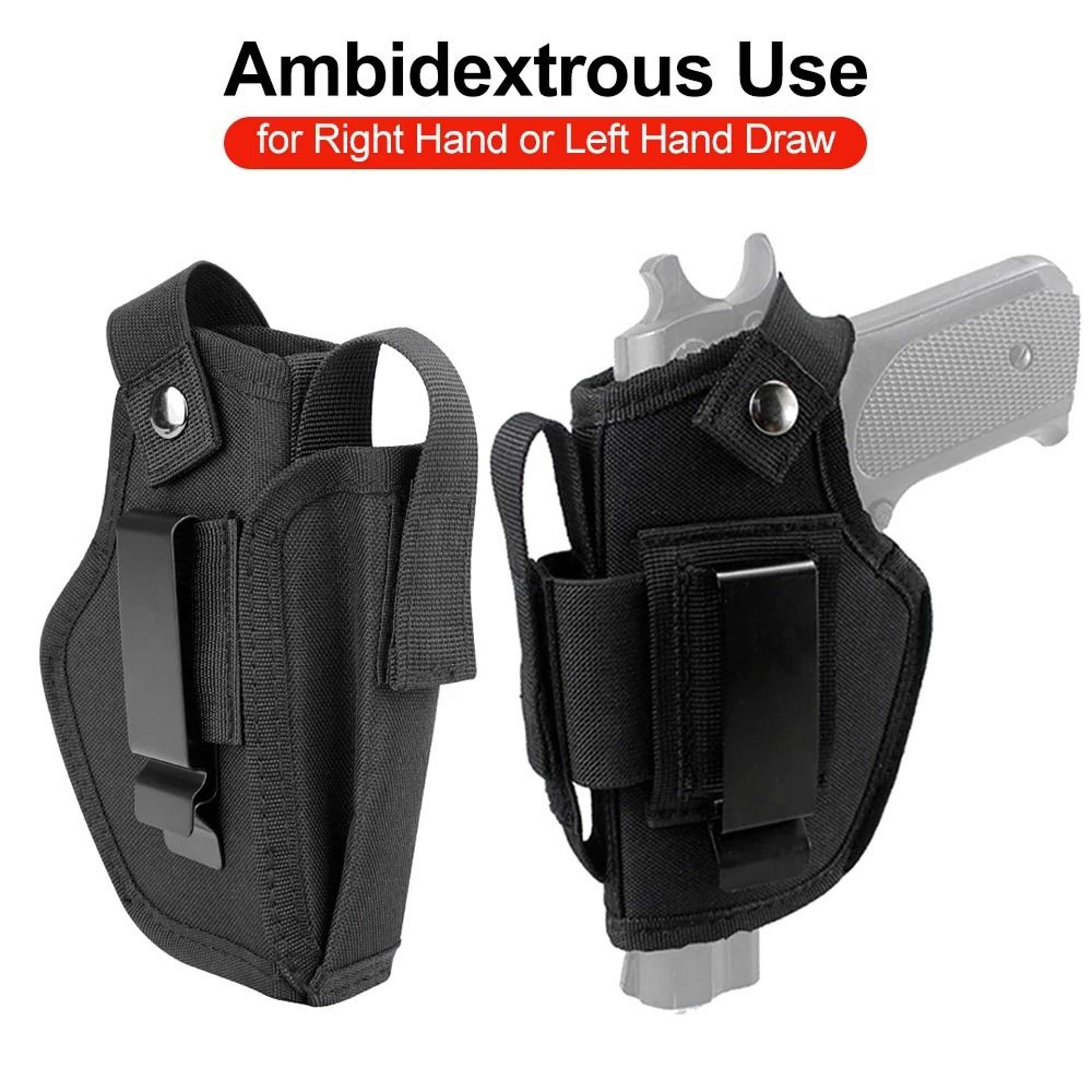 outdoor tactical gun holster with belt clip for concealed carry