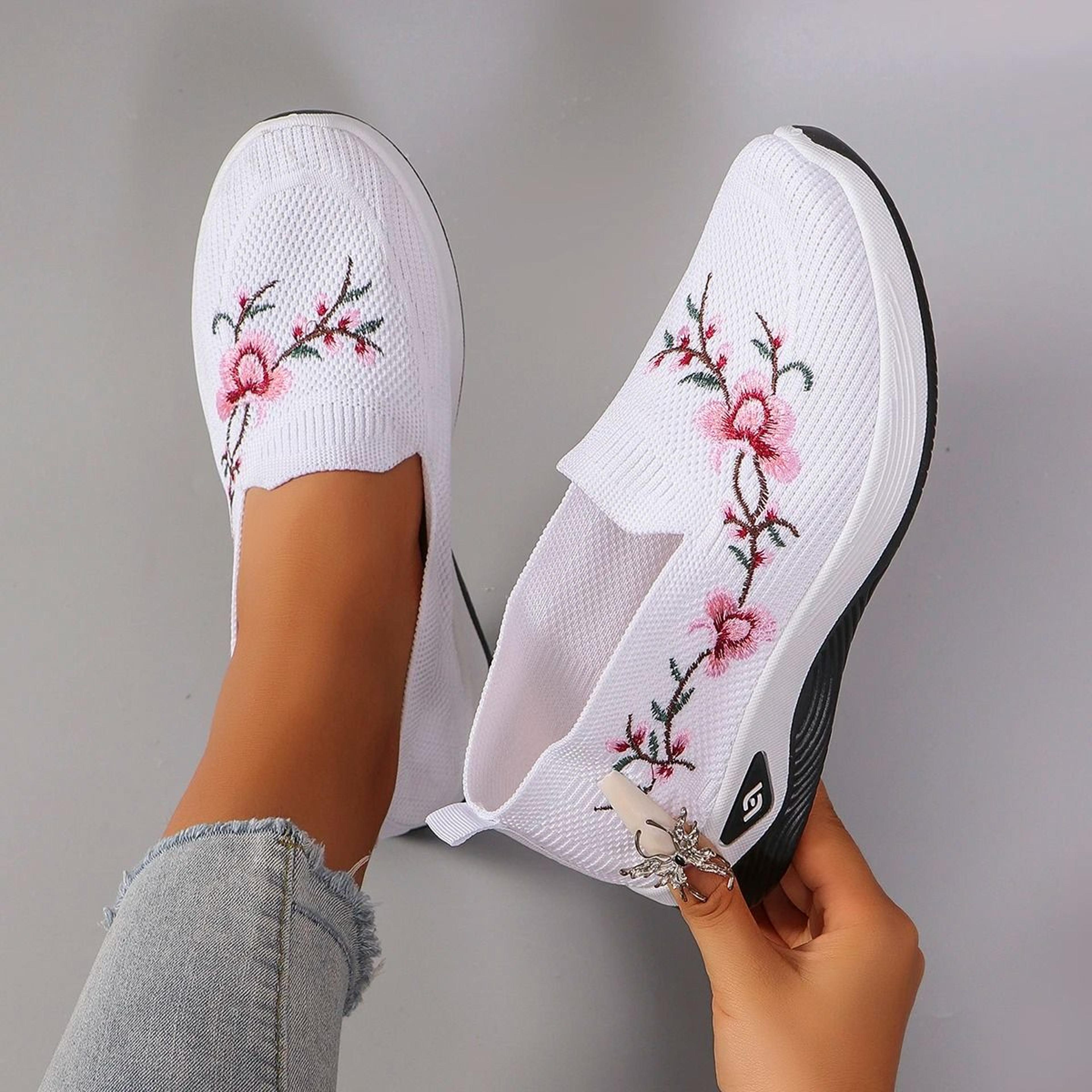 women breathable mesh flat casual sneakers for summer walking