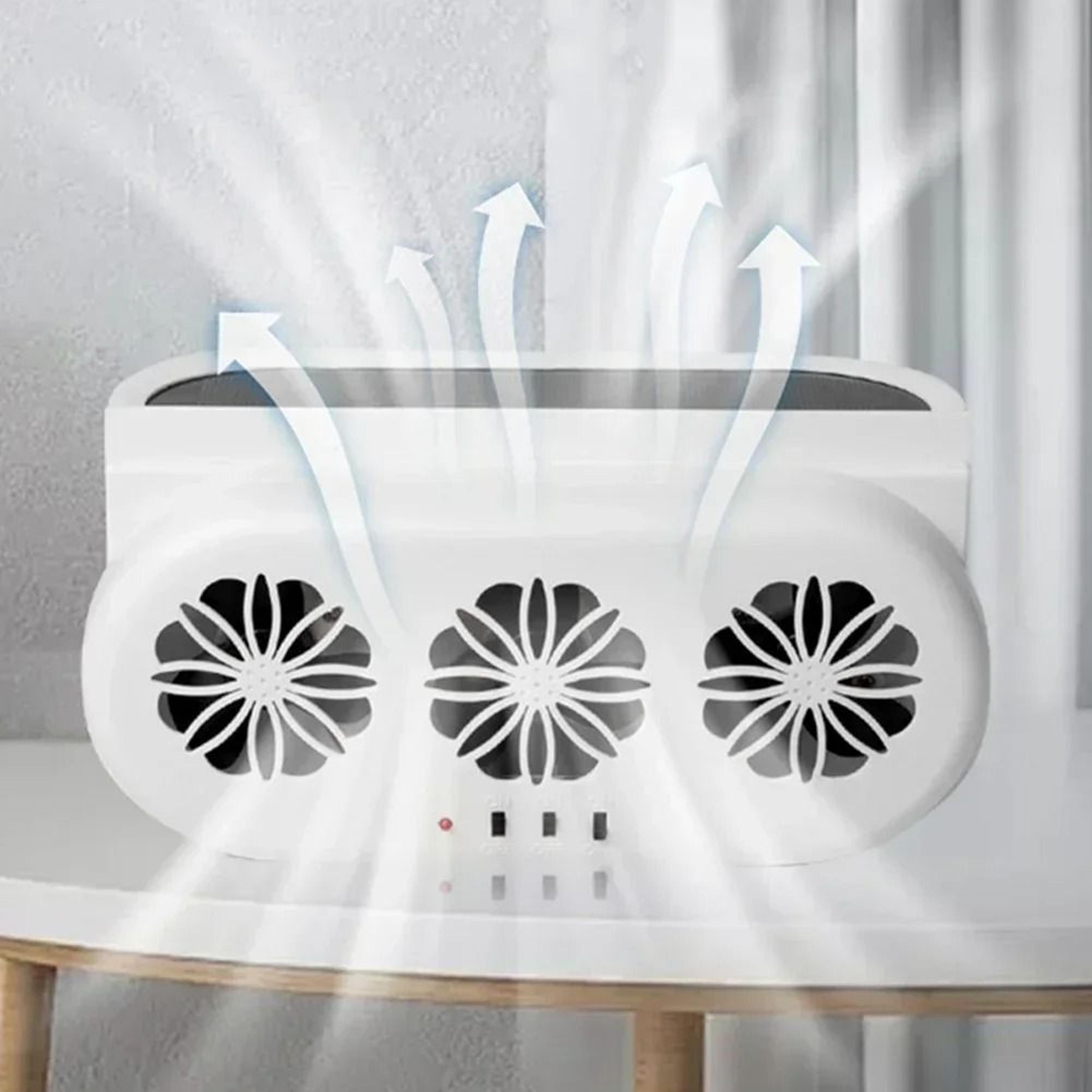 solar powered car window exhaust fan with usb charging