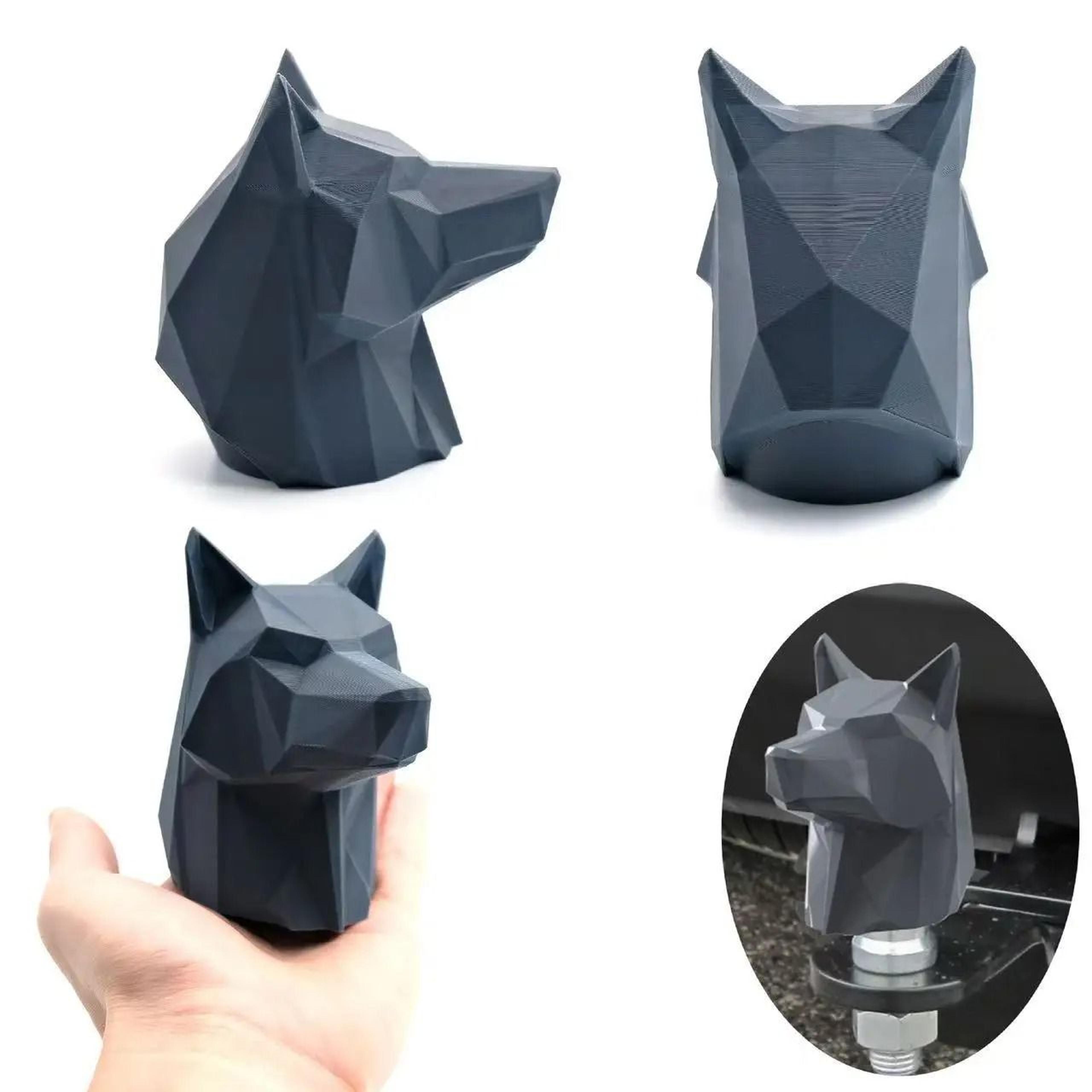 dog head trailer hitch ball cover 50mm tow ball protector