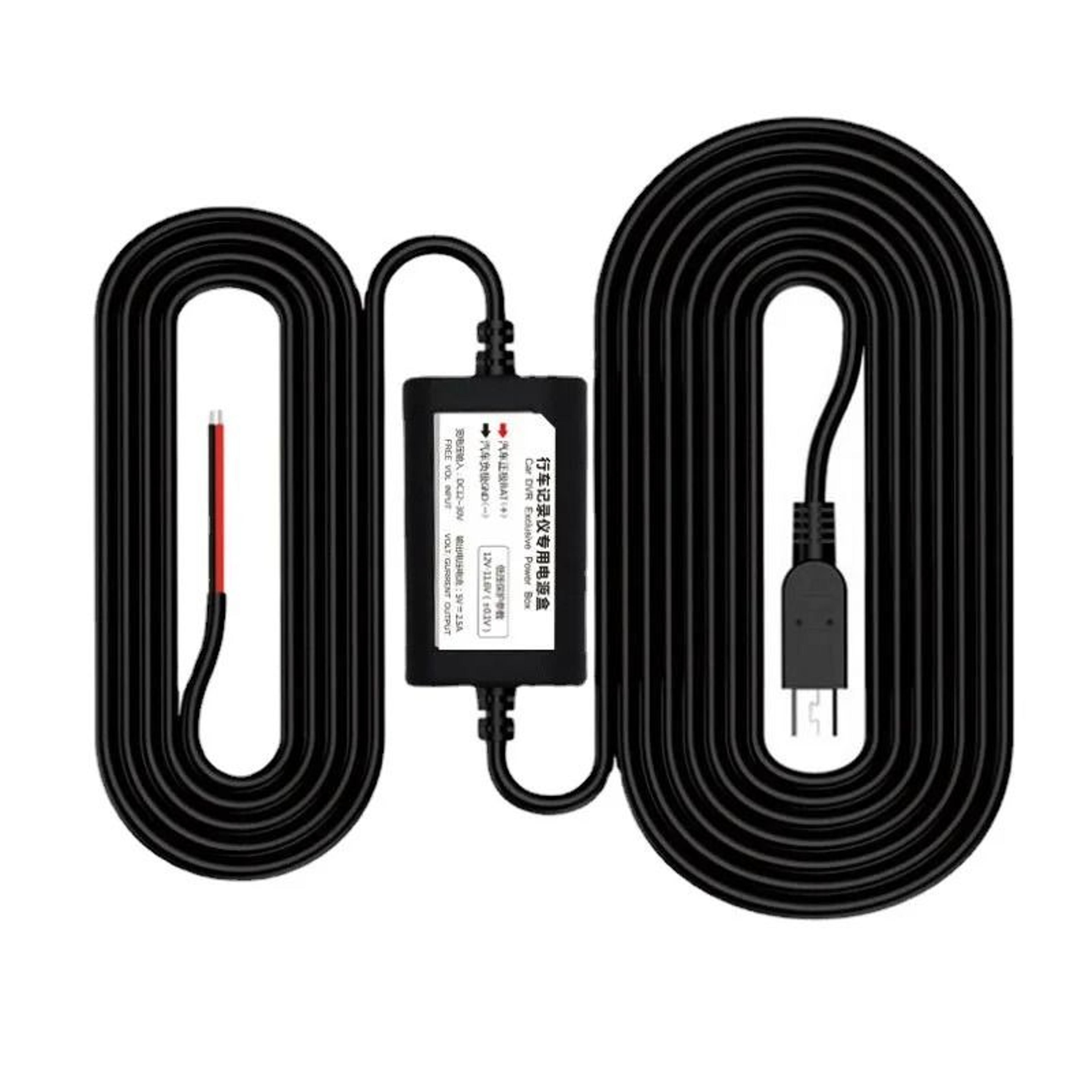 dash cam hardwire power cable kit mini micro usb