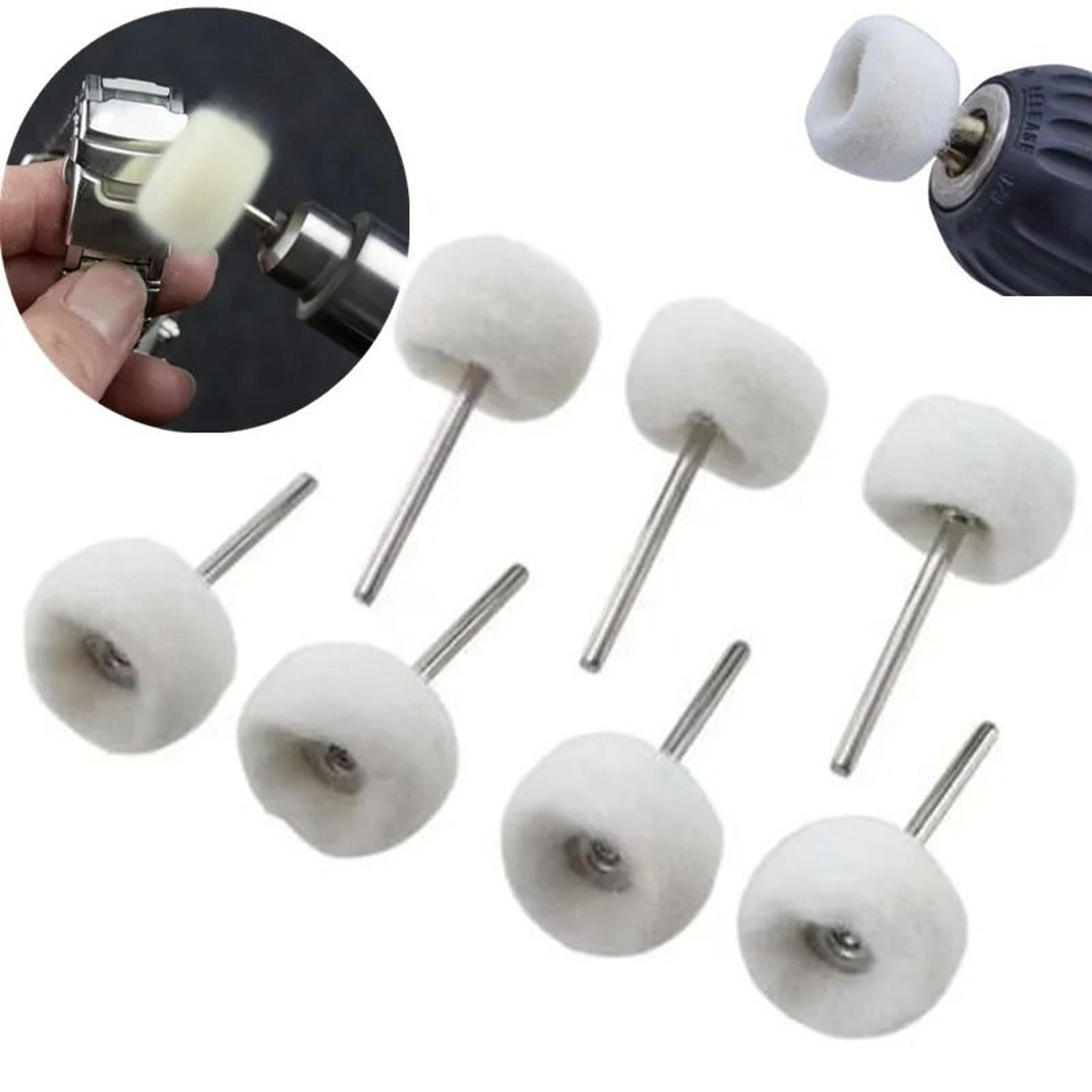 mini felt polishing wheel set for rotary tools 10 pieces