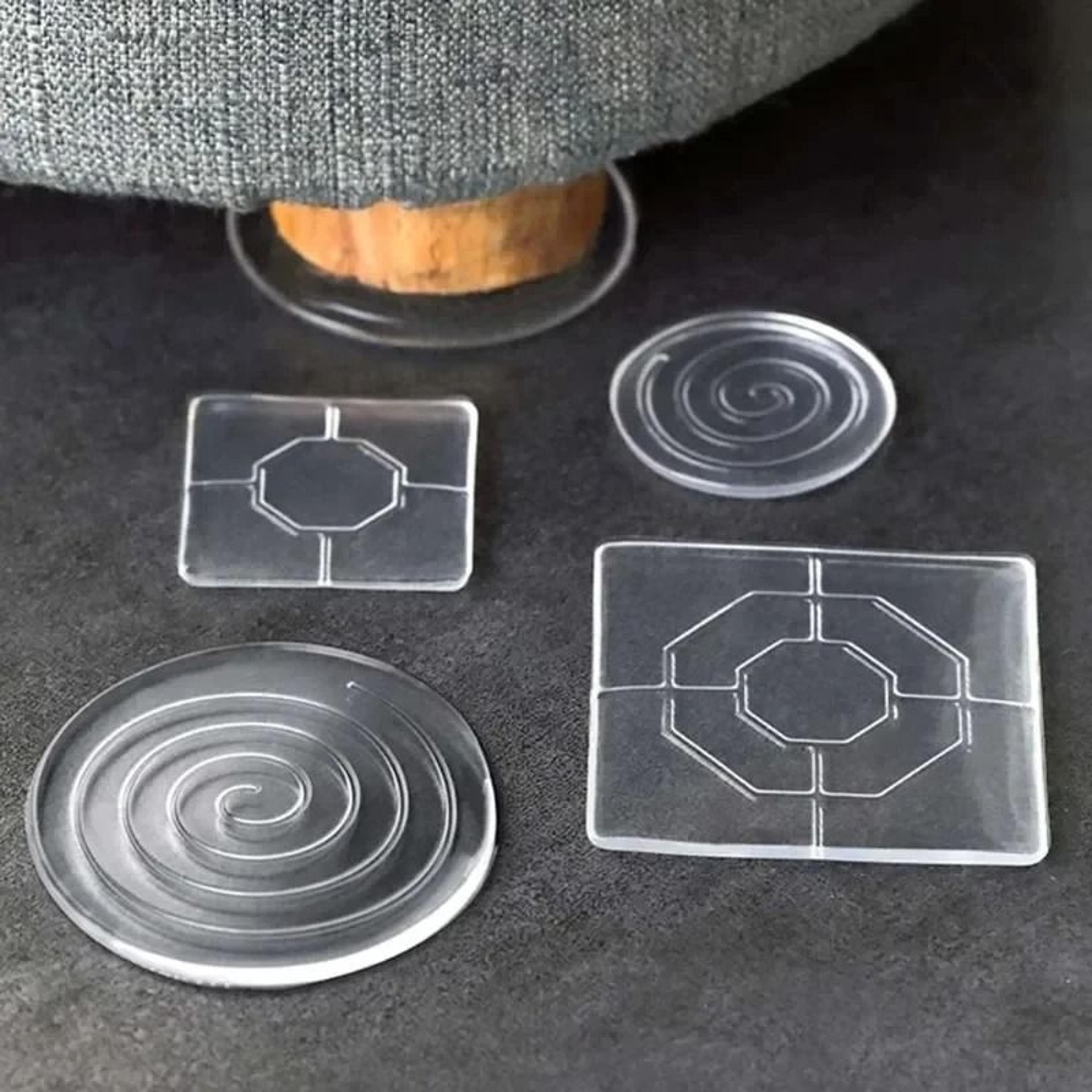 transparent silicone furniture foot pads anti slip floor protectors