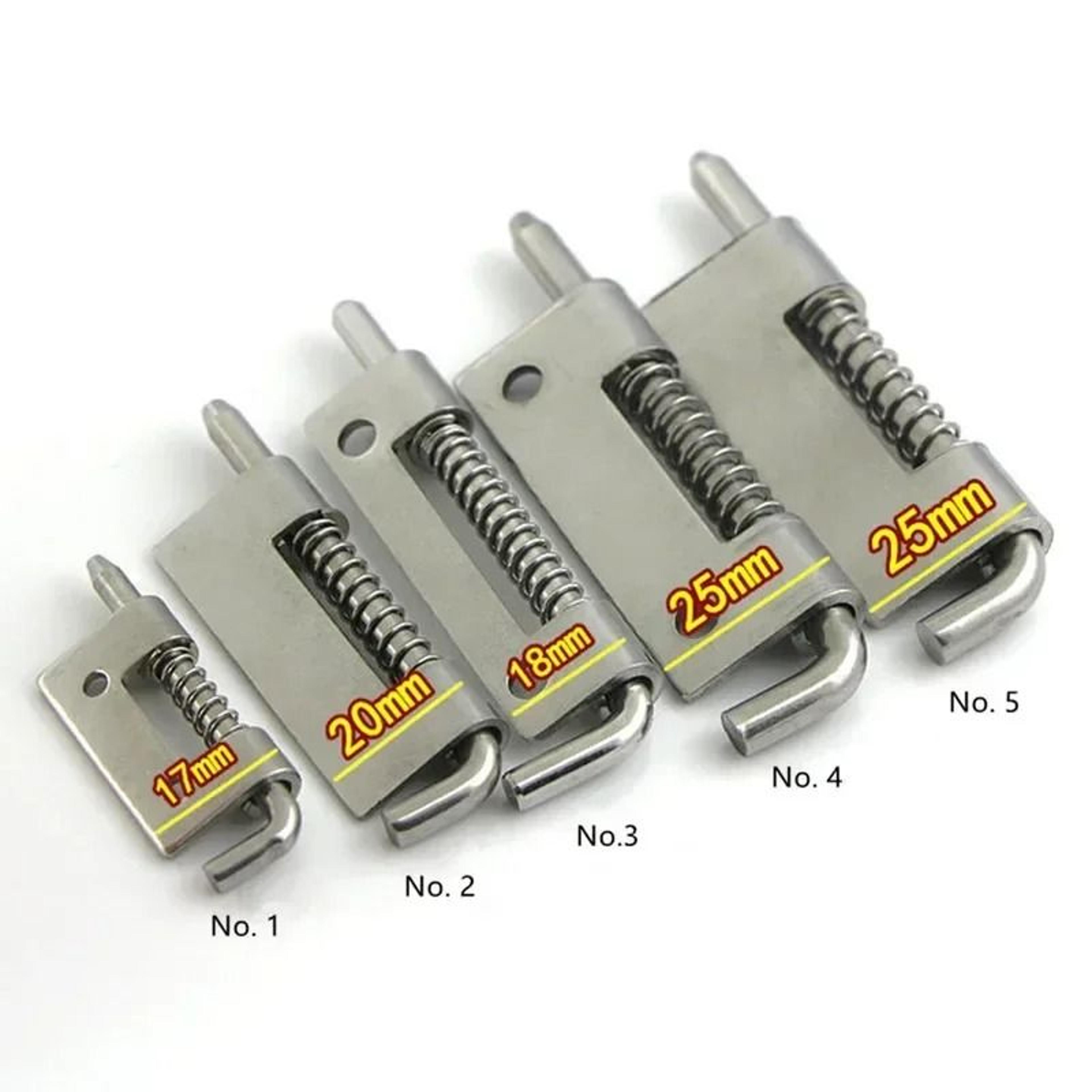 stainless steel spring loaded barrel bolt door latch