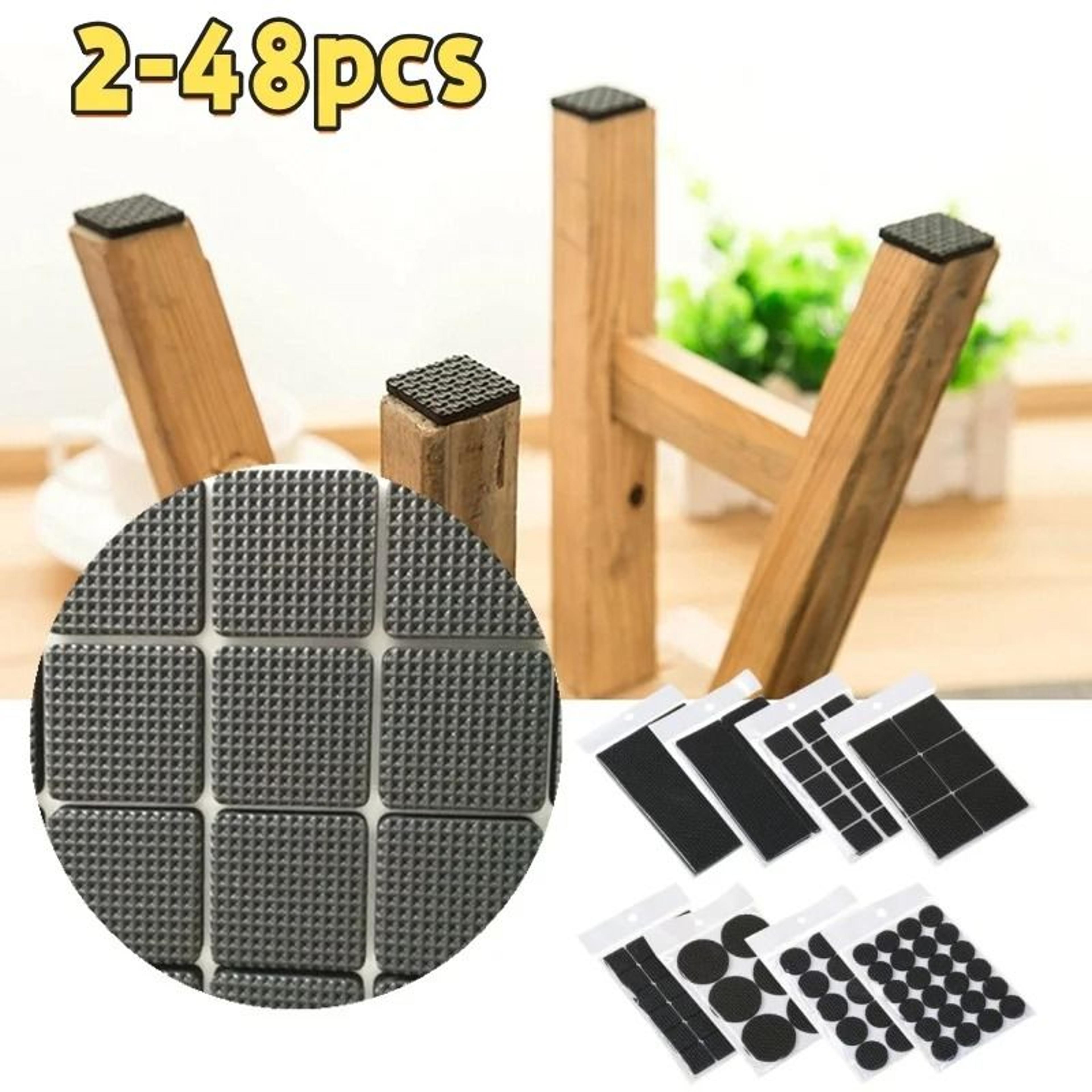 self adhesive furniture leg felt pads anti slip floor protectors