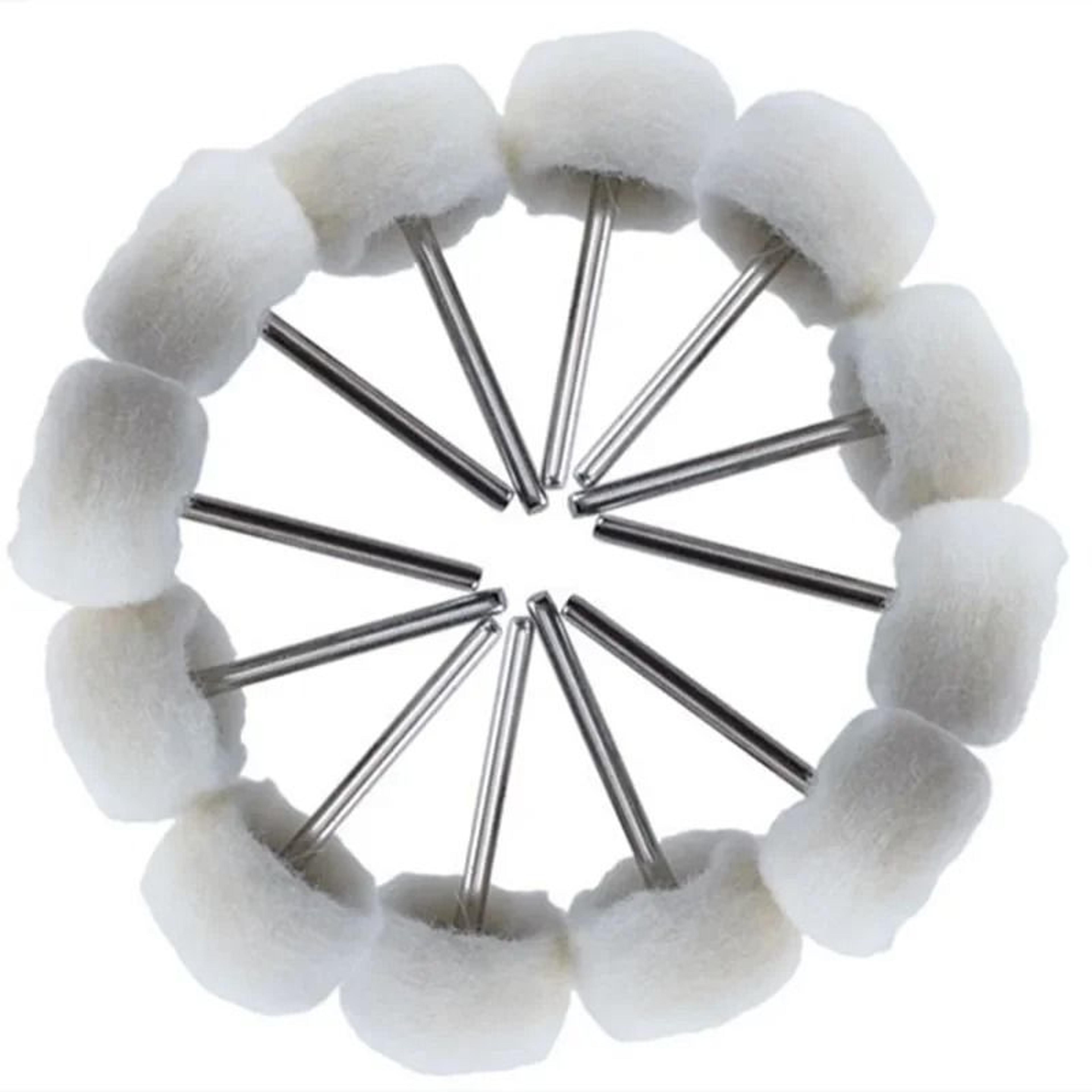 mini felt buffing wheels grinding sanding head set for rotary tools