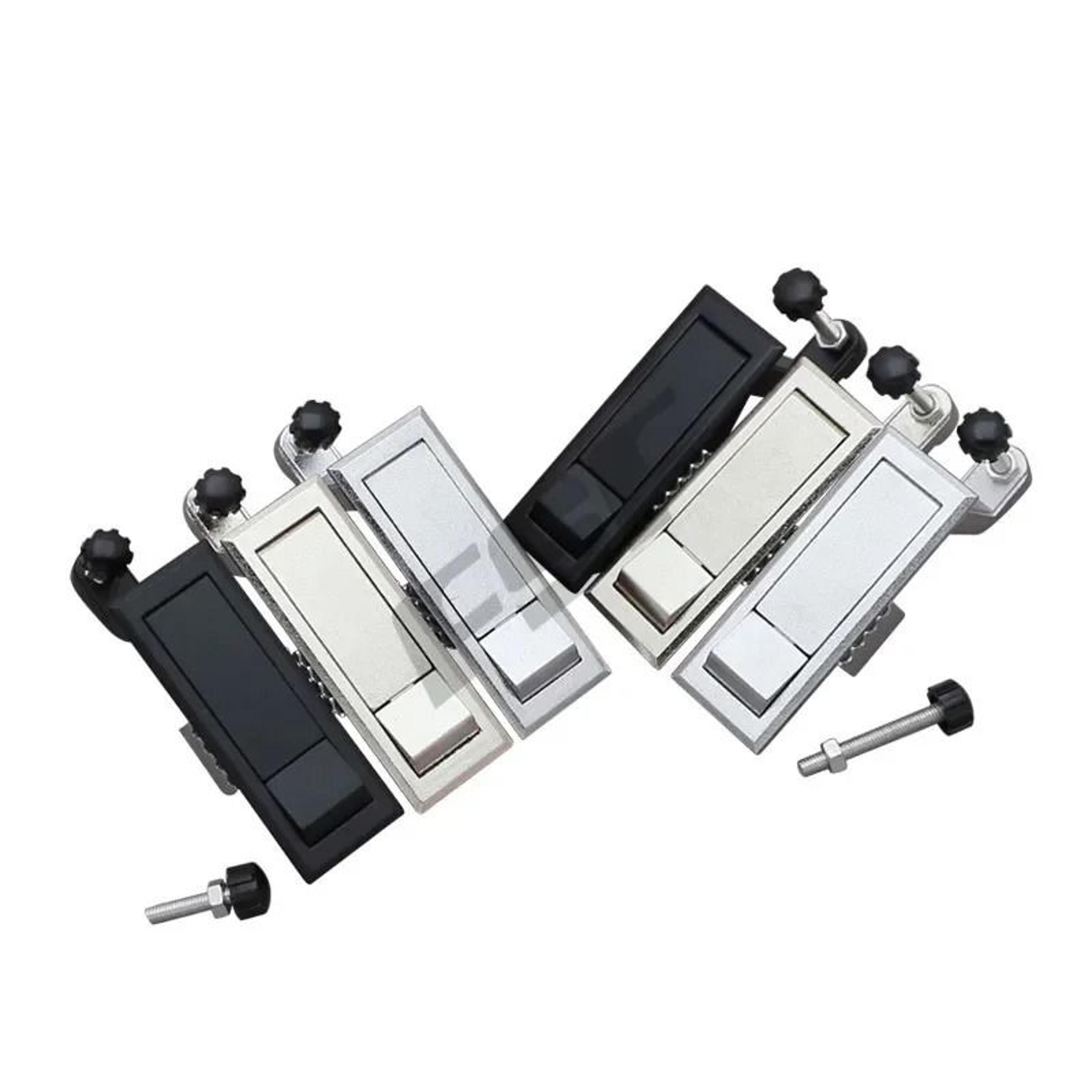 adjustable flat lock alloy security spring latch for industrial cabinet doors