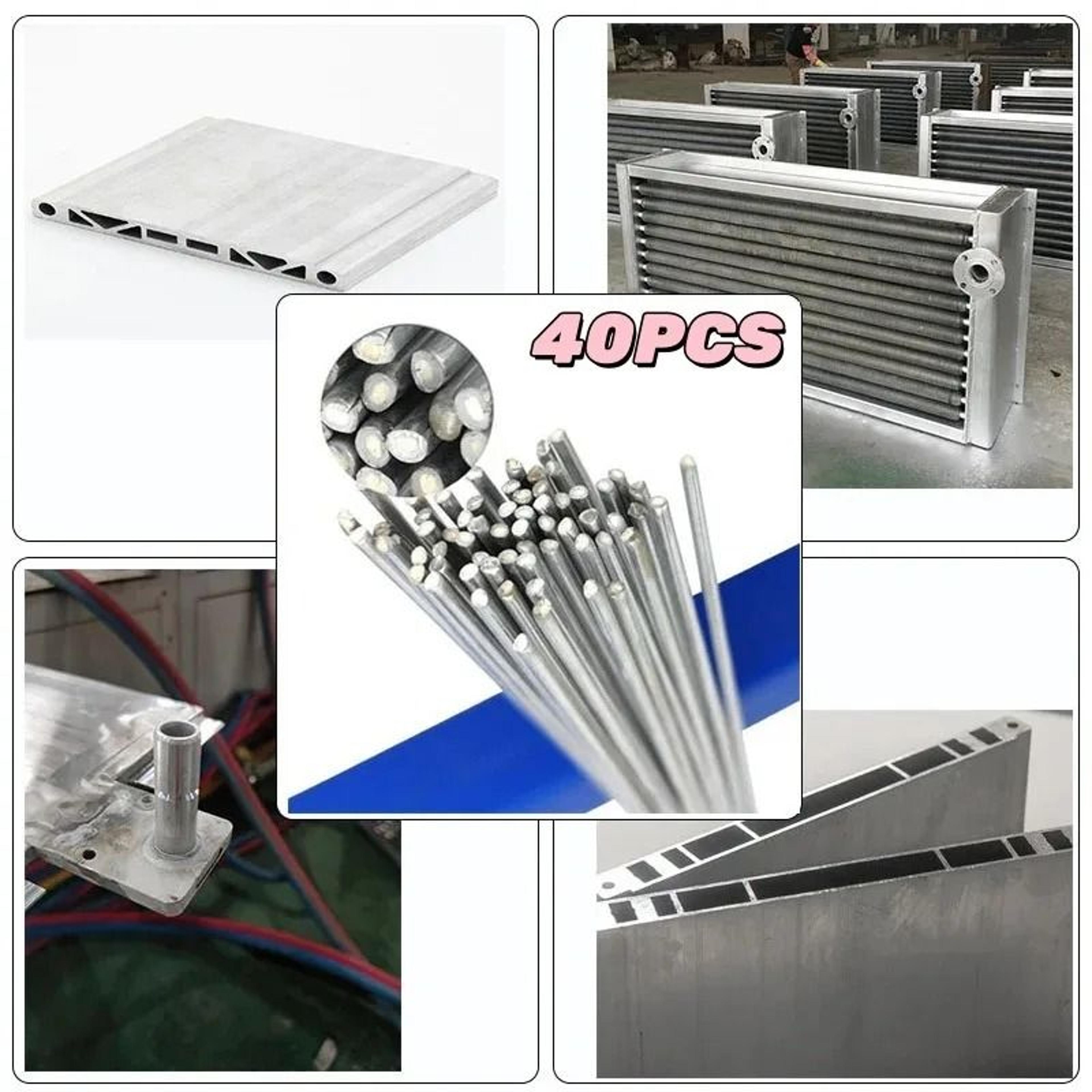 Low Temperature Aluminum Welding Rods Flux Core Easy Melt Soldering Wire Set