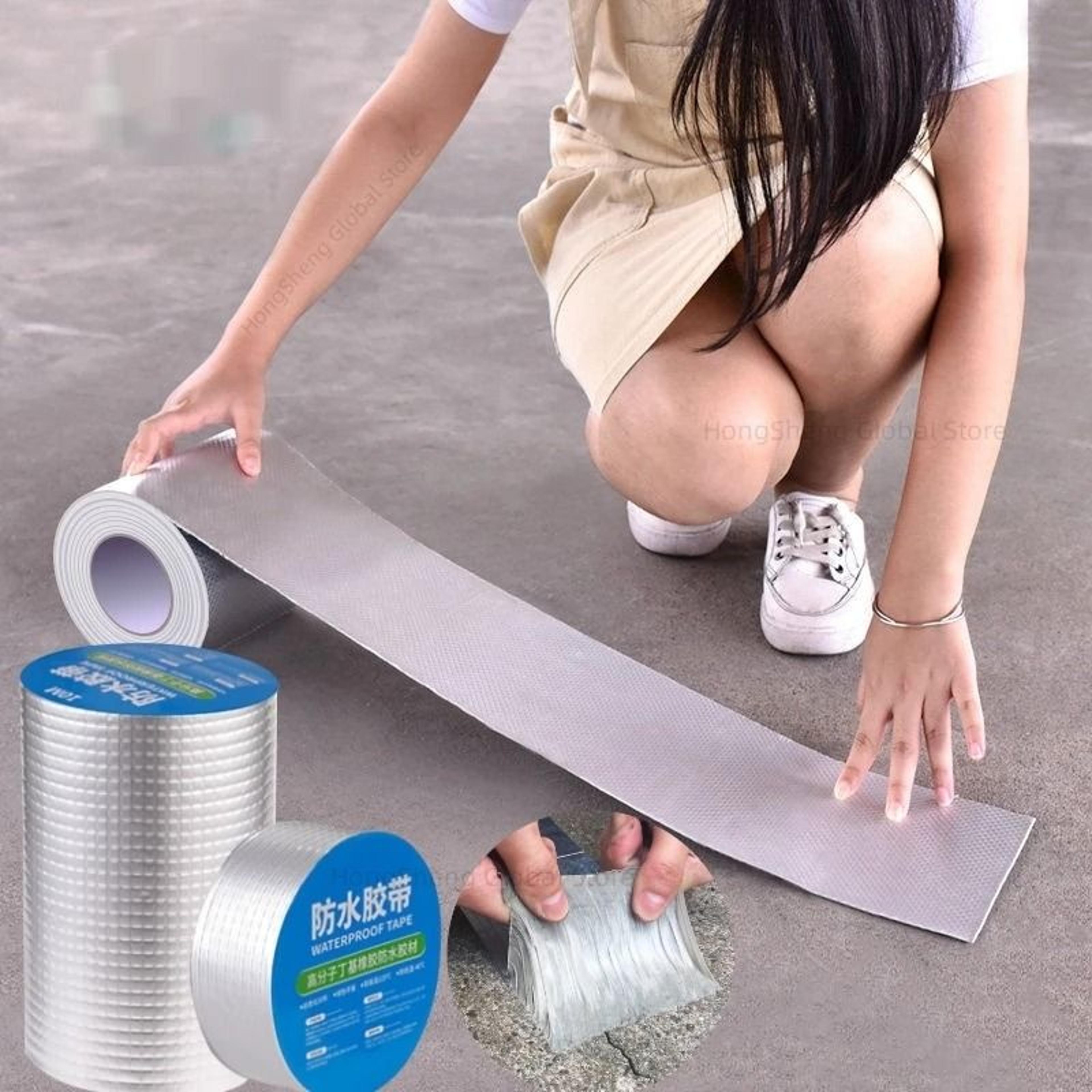 aluminum foil butyl waterproof sealing tape for leak and gap repair