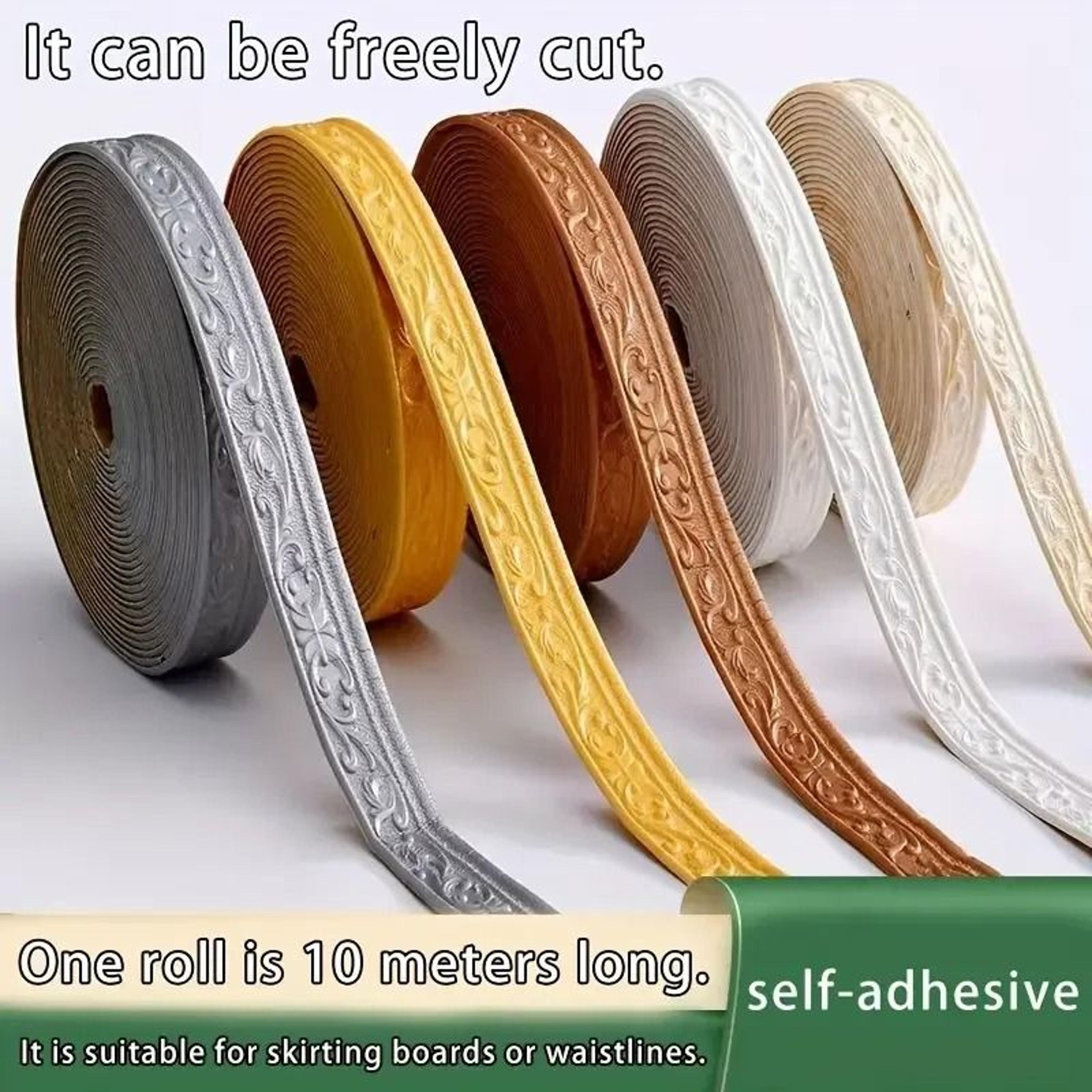 3d self adhesive wall trim skirting border decor strip