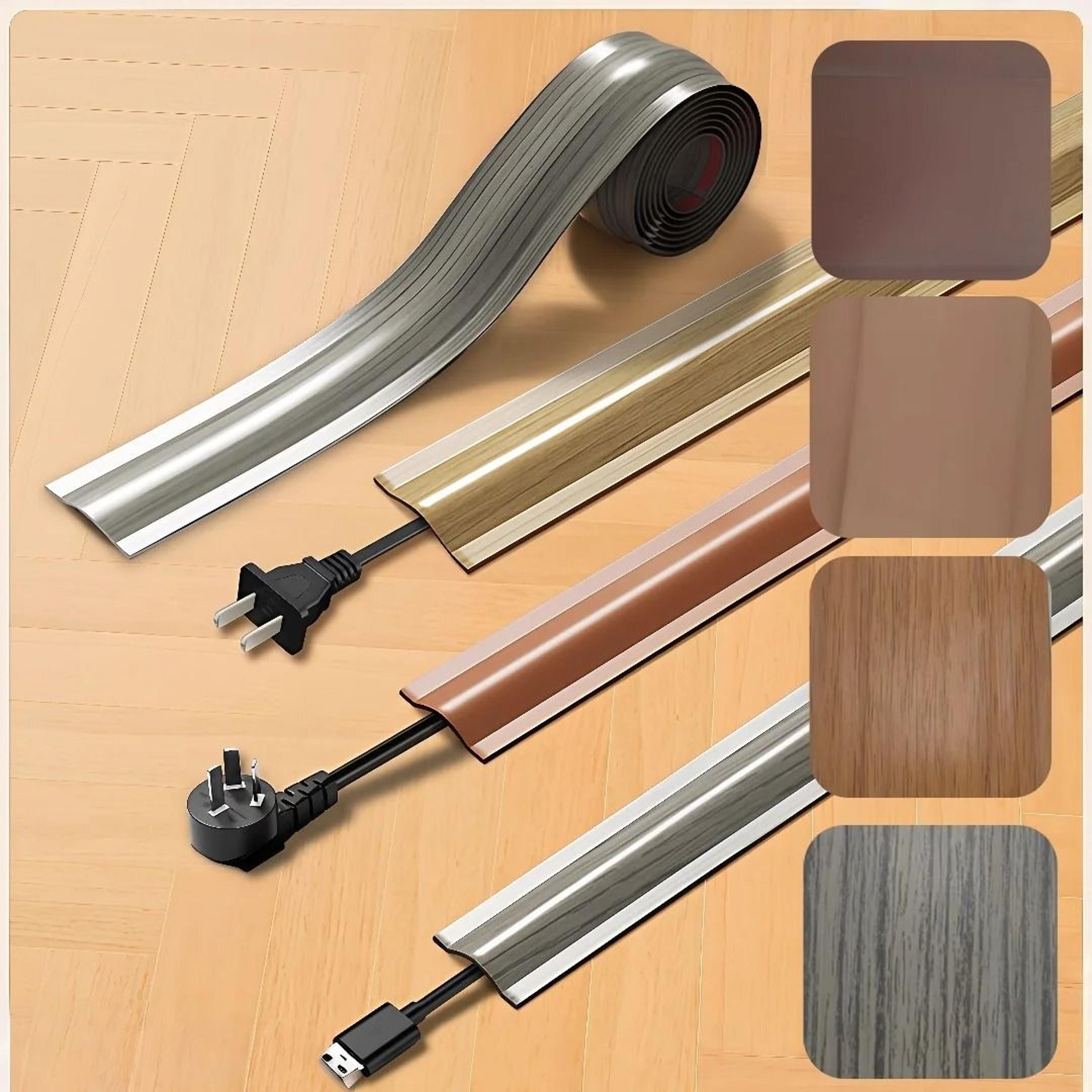 soft pvc floor cord cover flexible cable management strip