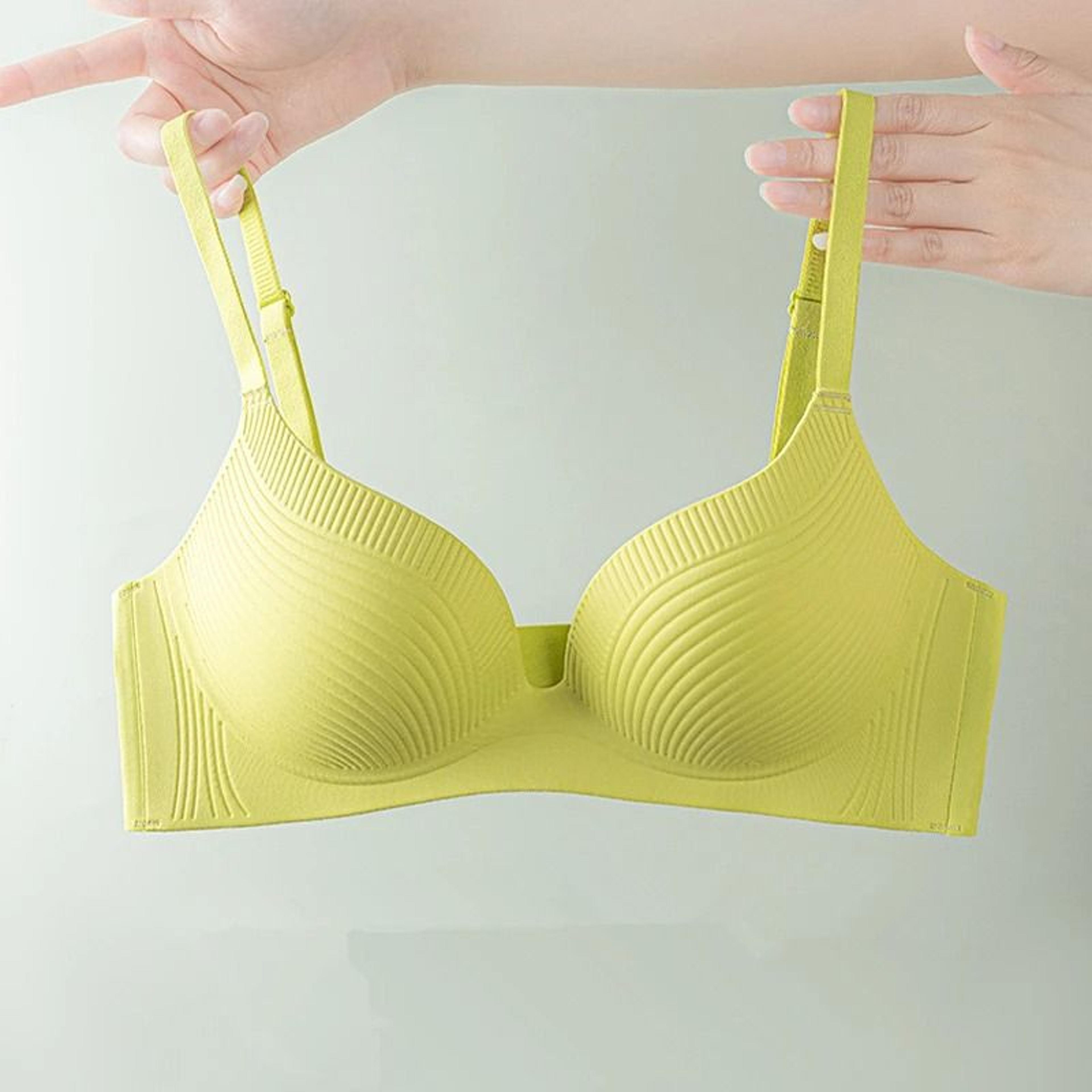 shell seamless comfort bra without underwire for women