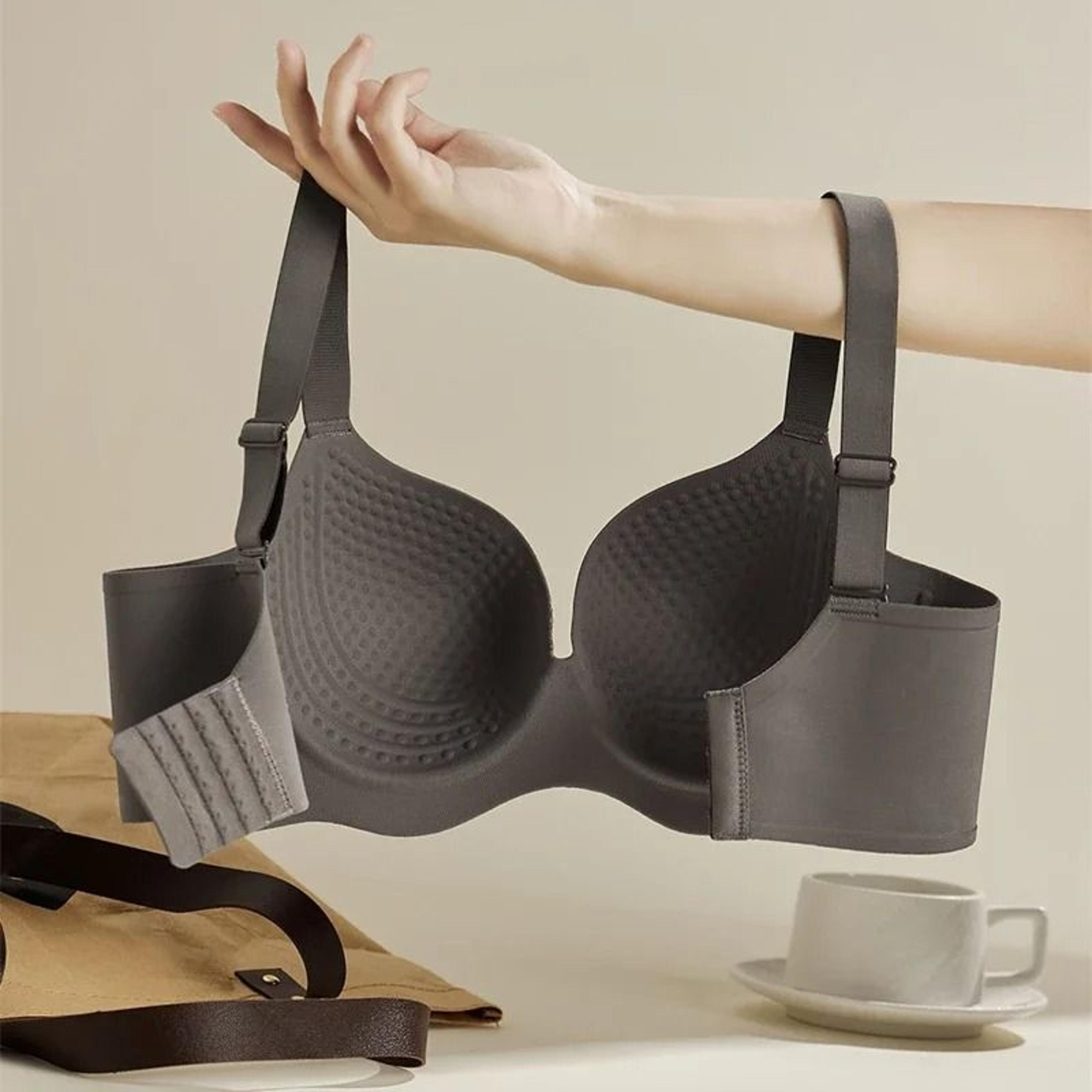 large size wireless strapless bra for women breathable anti sagging support