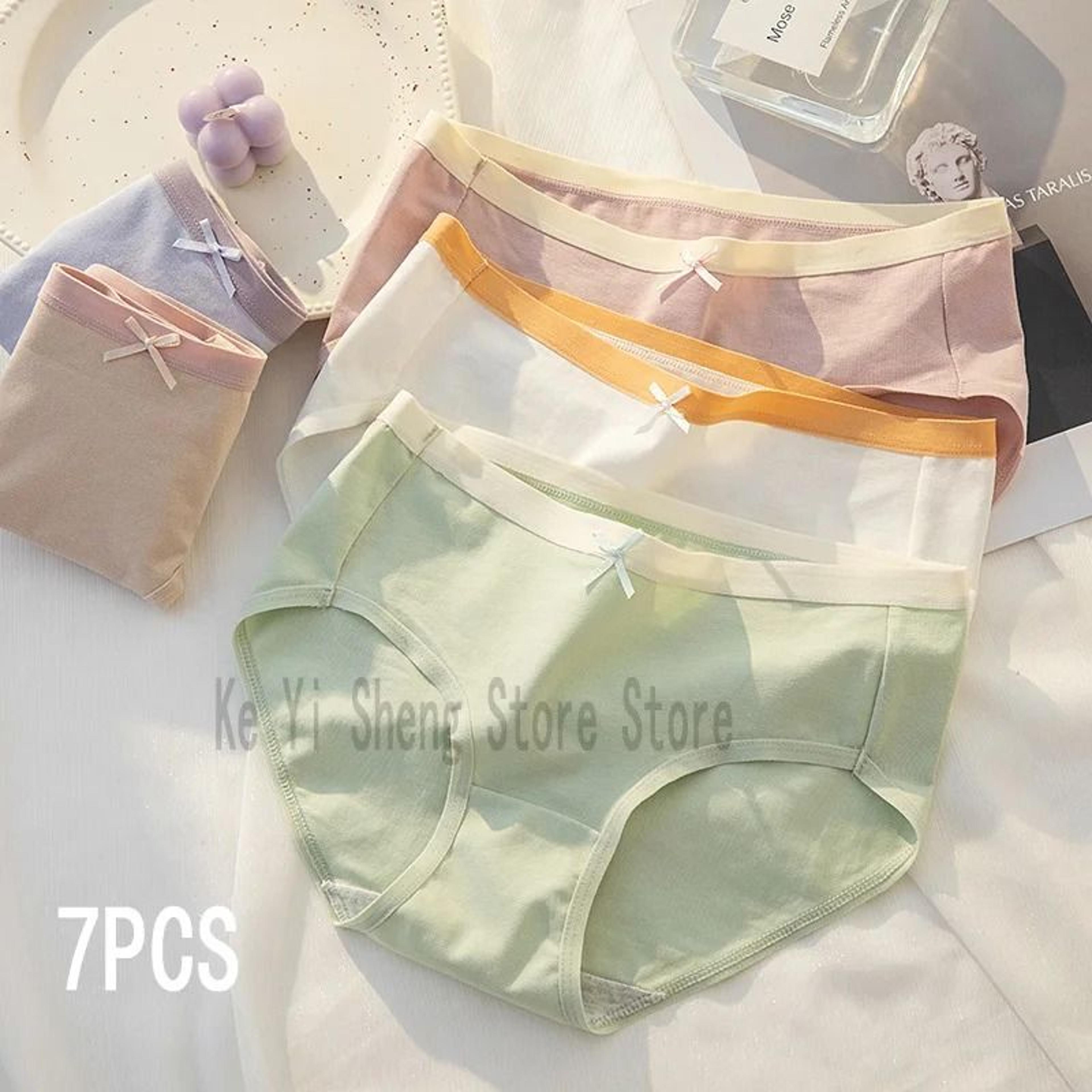 womens high waist cotton briefs breathable everyday underwear seven piece set