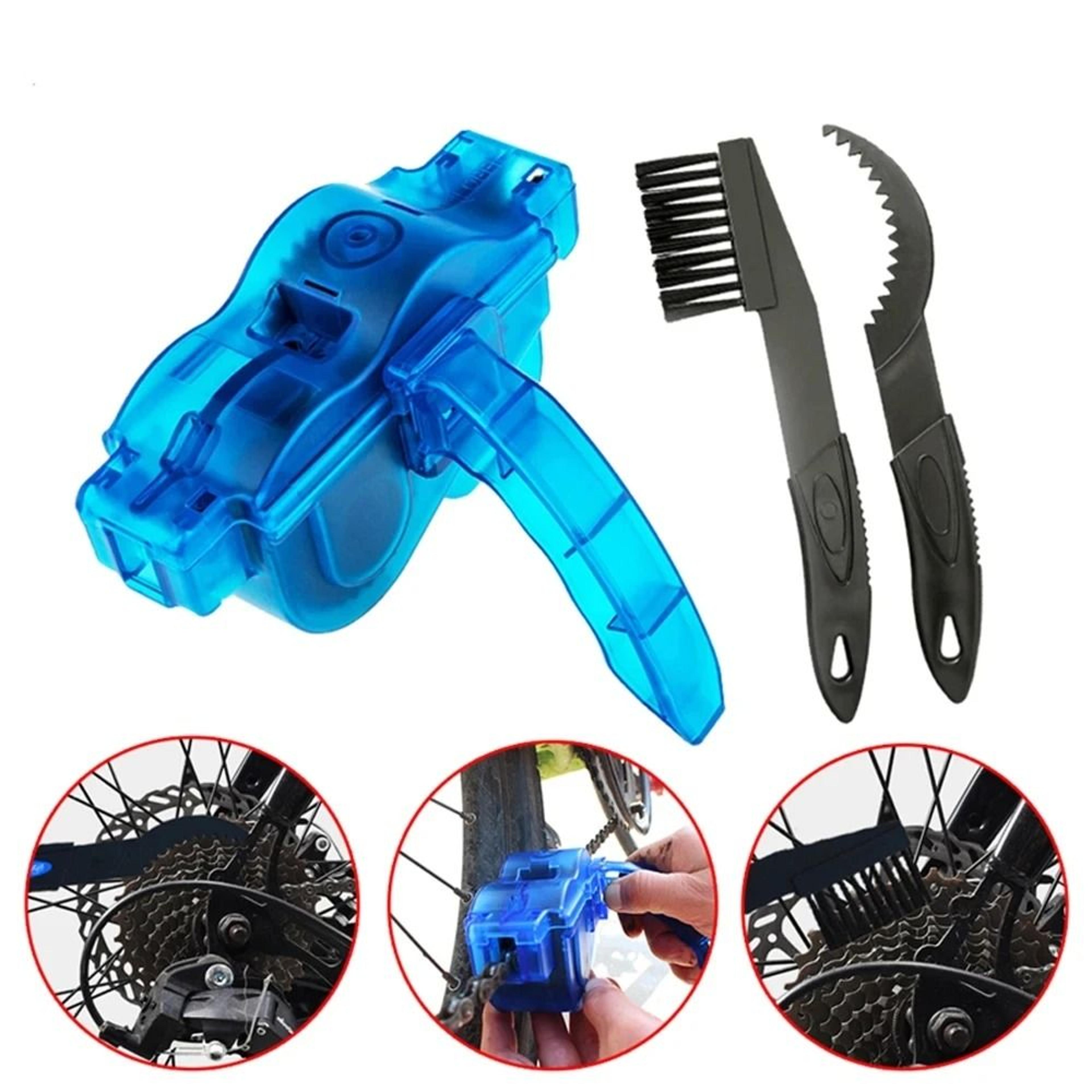 bicycle chain cleaning brush tool 3d bike chain cleaner set