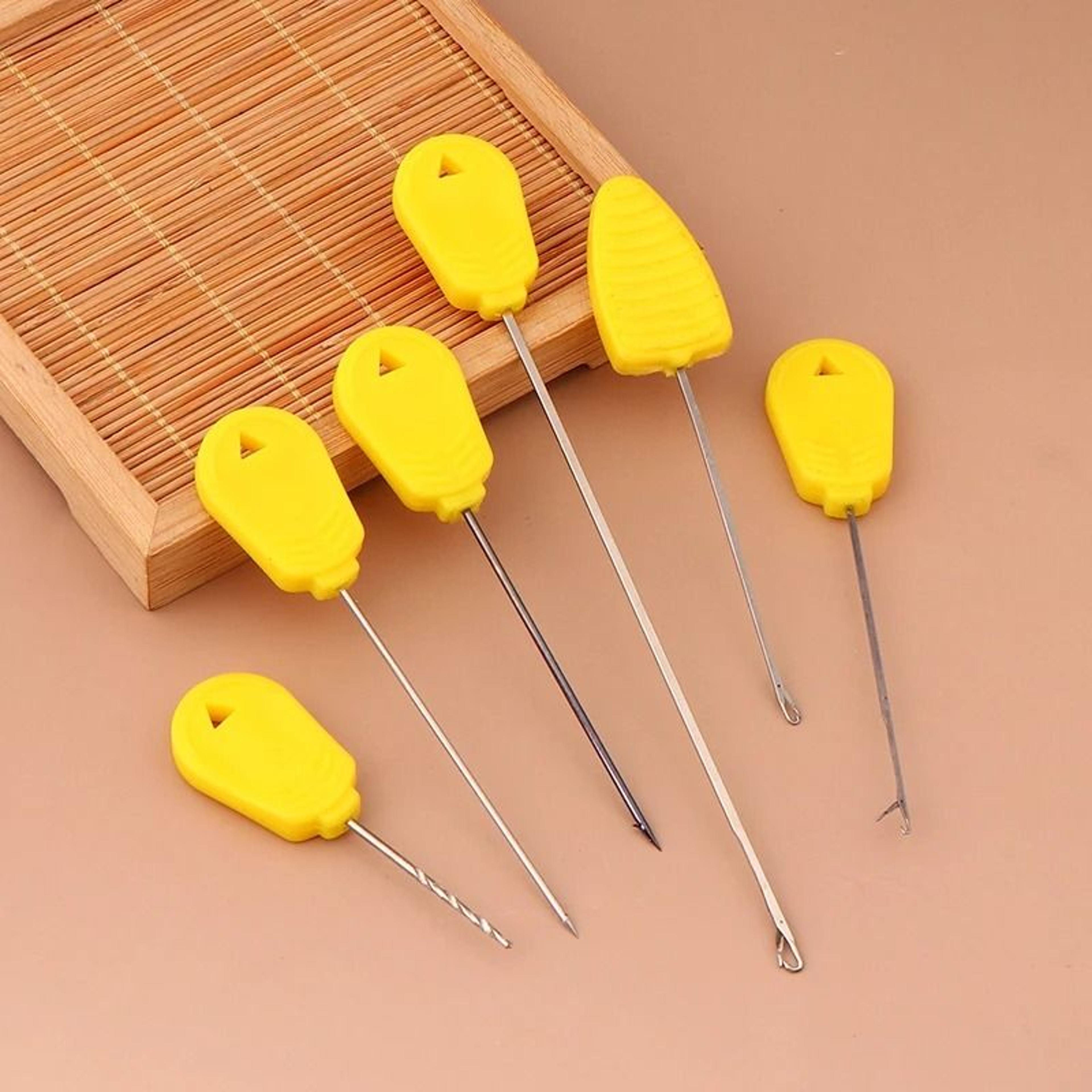 carp fishing baiting tool kit drill hook and rigging needles set