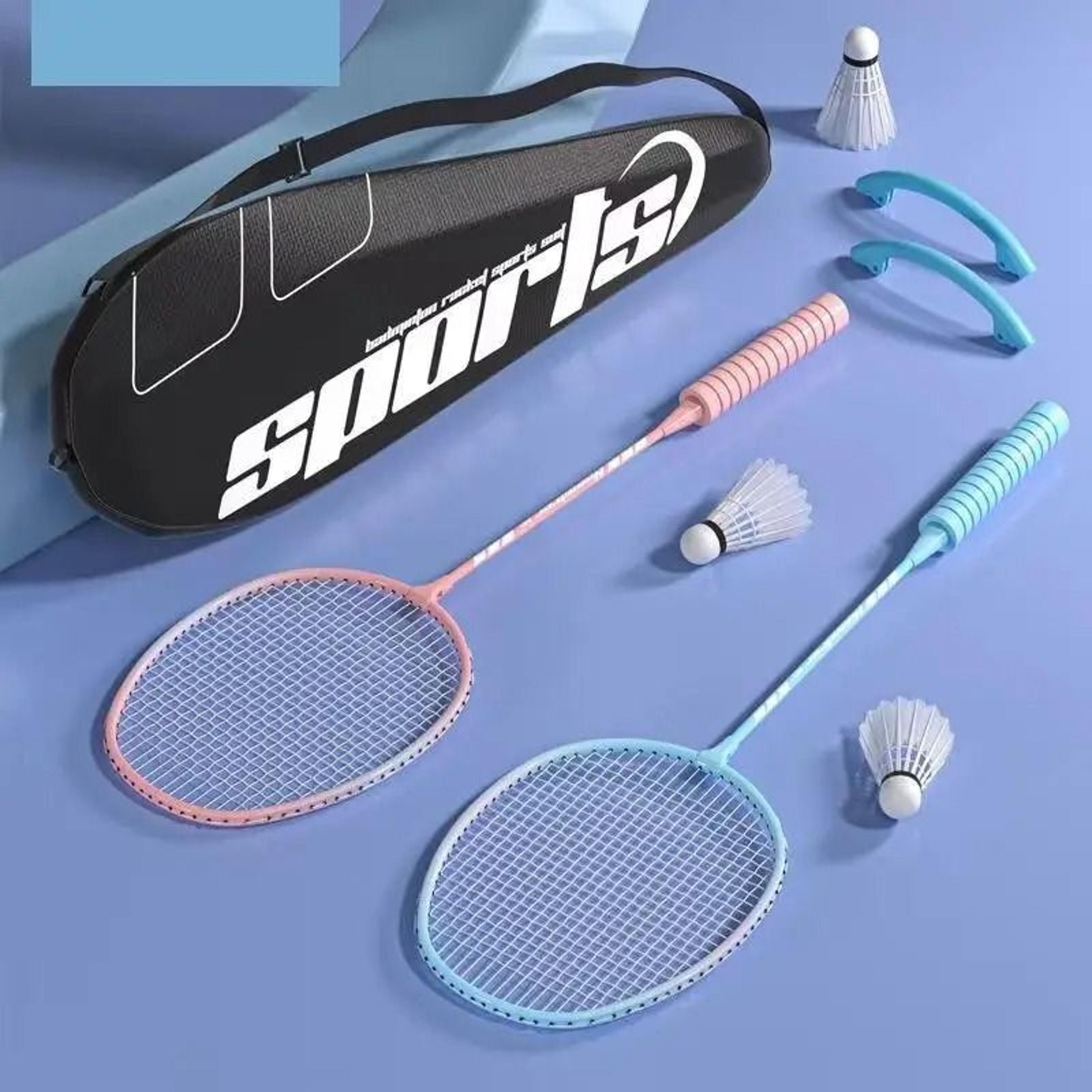 professional badminton racket set for beginners and training