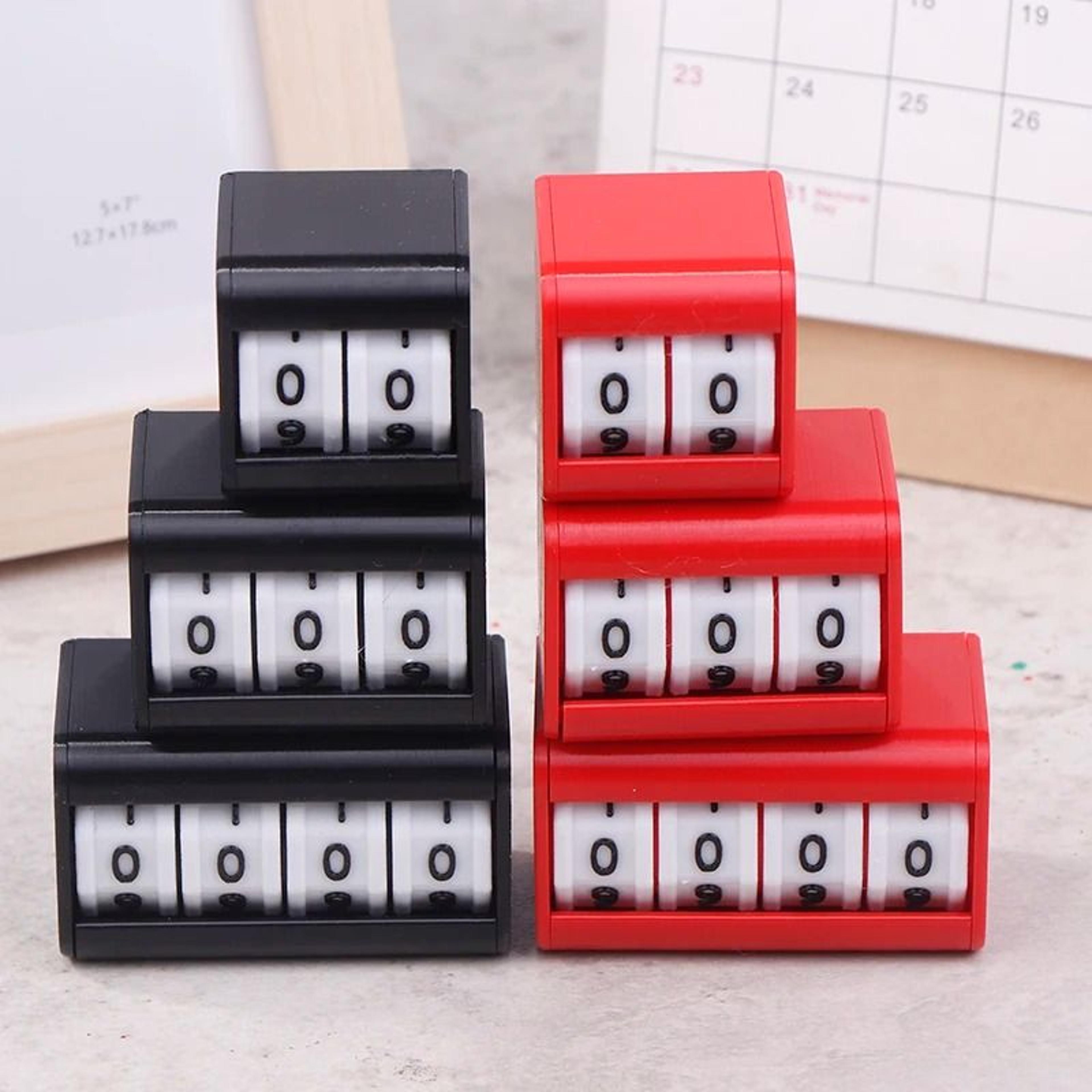 plastic tabletop score counter for board games and sports