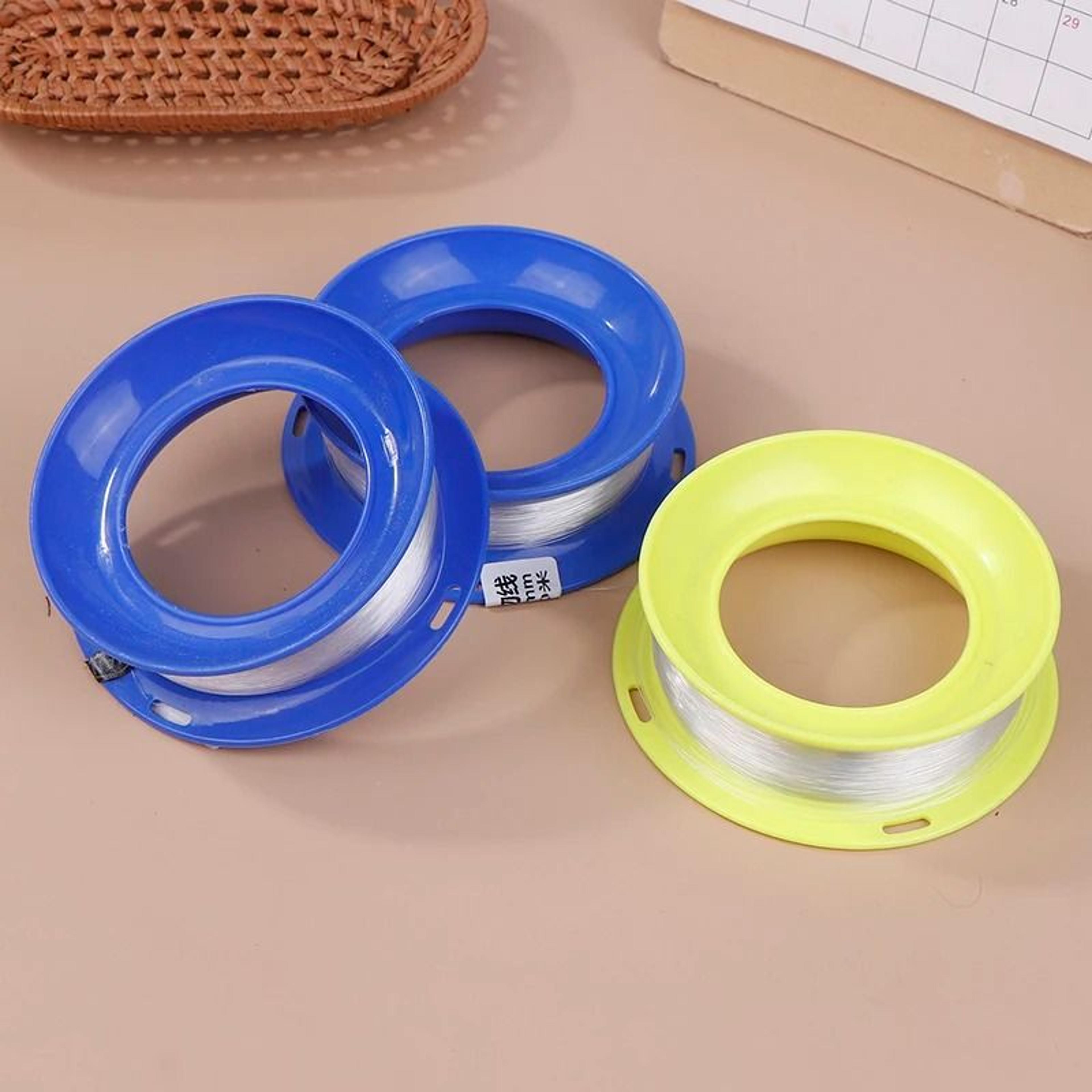 plastic fishing line coiling plate hand reel line winder tool