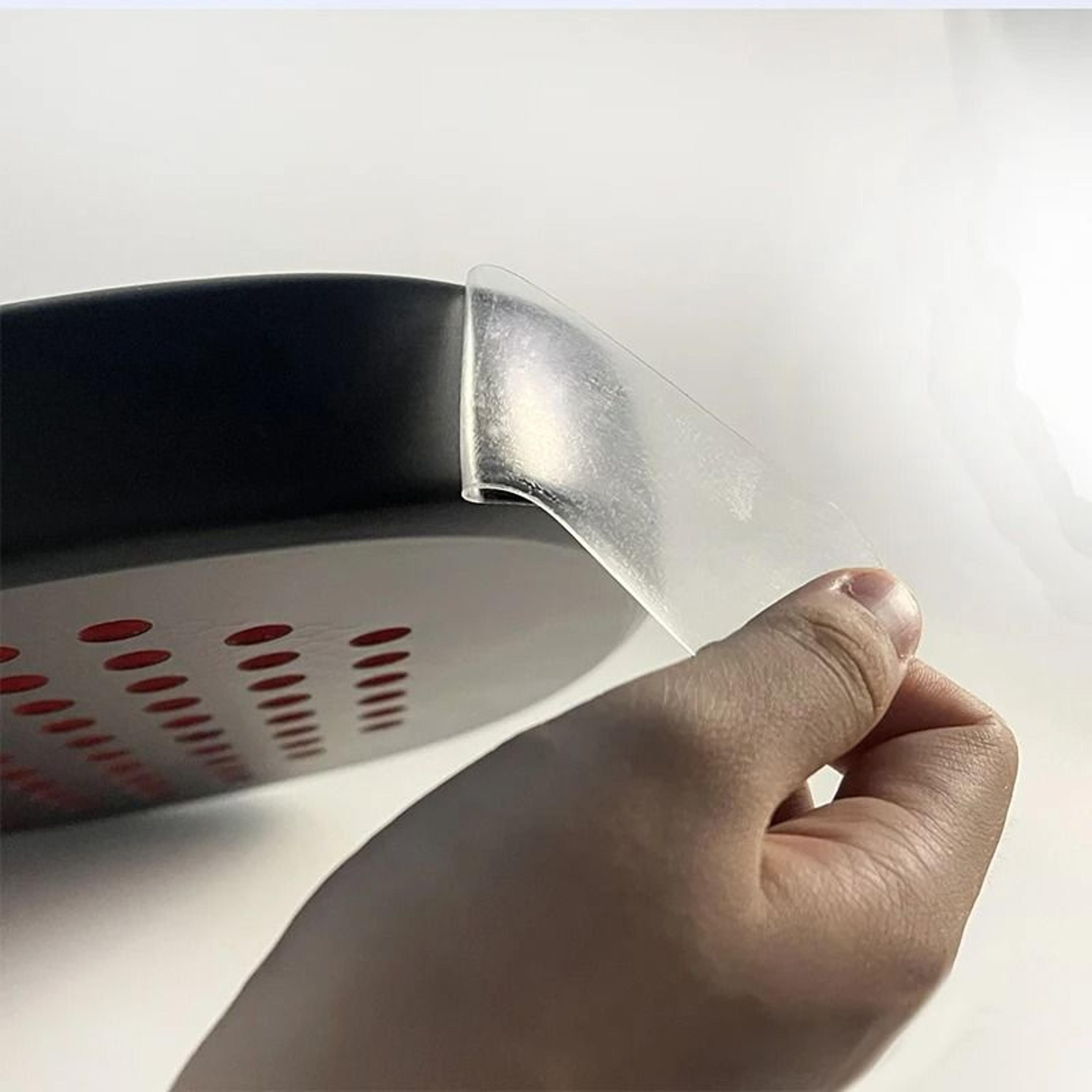 transparent pickleball paddle edge guard tape racket protection strip