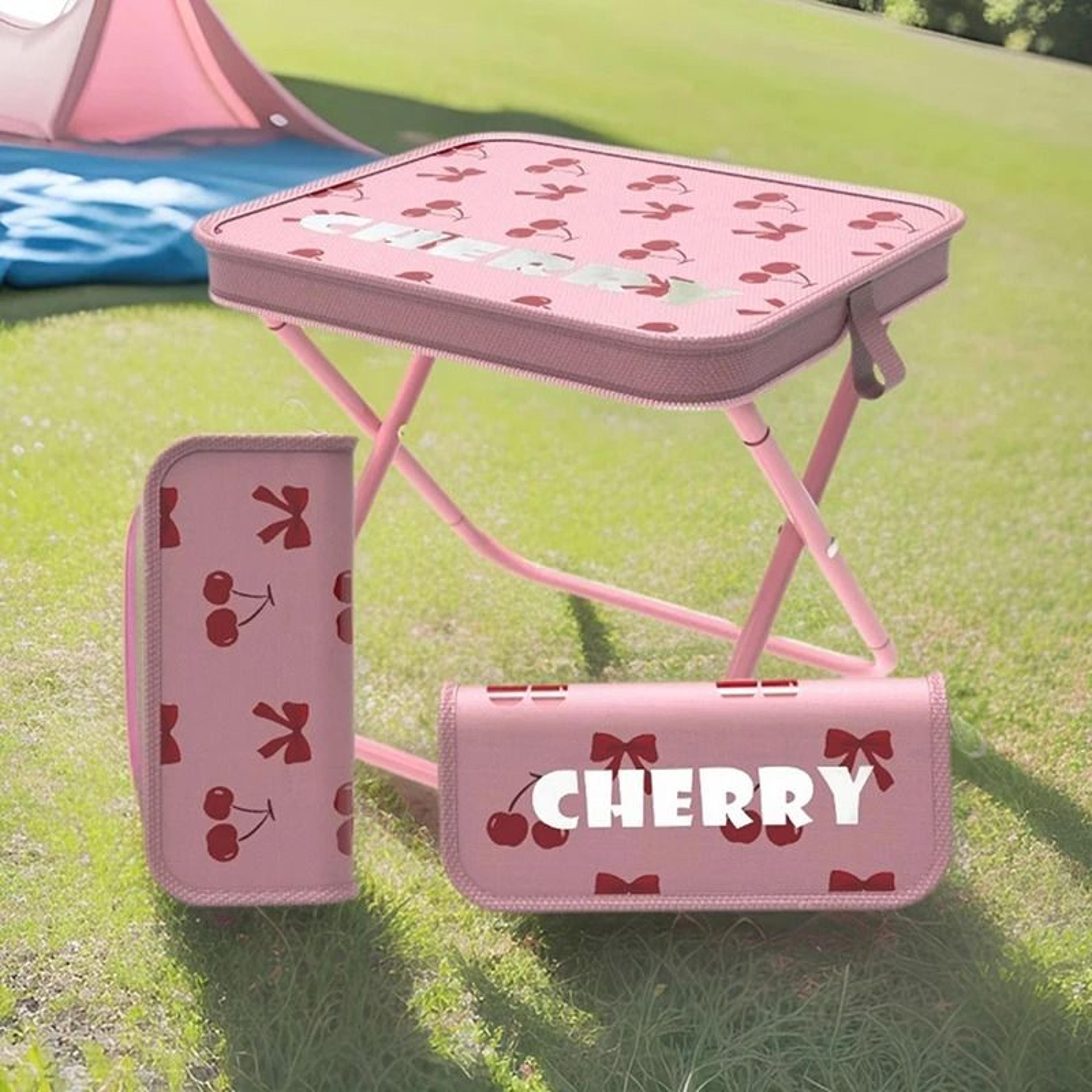 portable foldable fishing chair camping picnic stool small bench