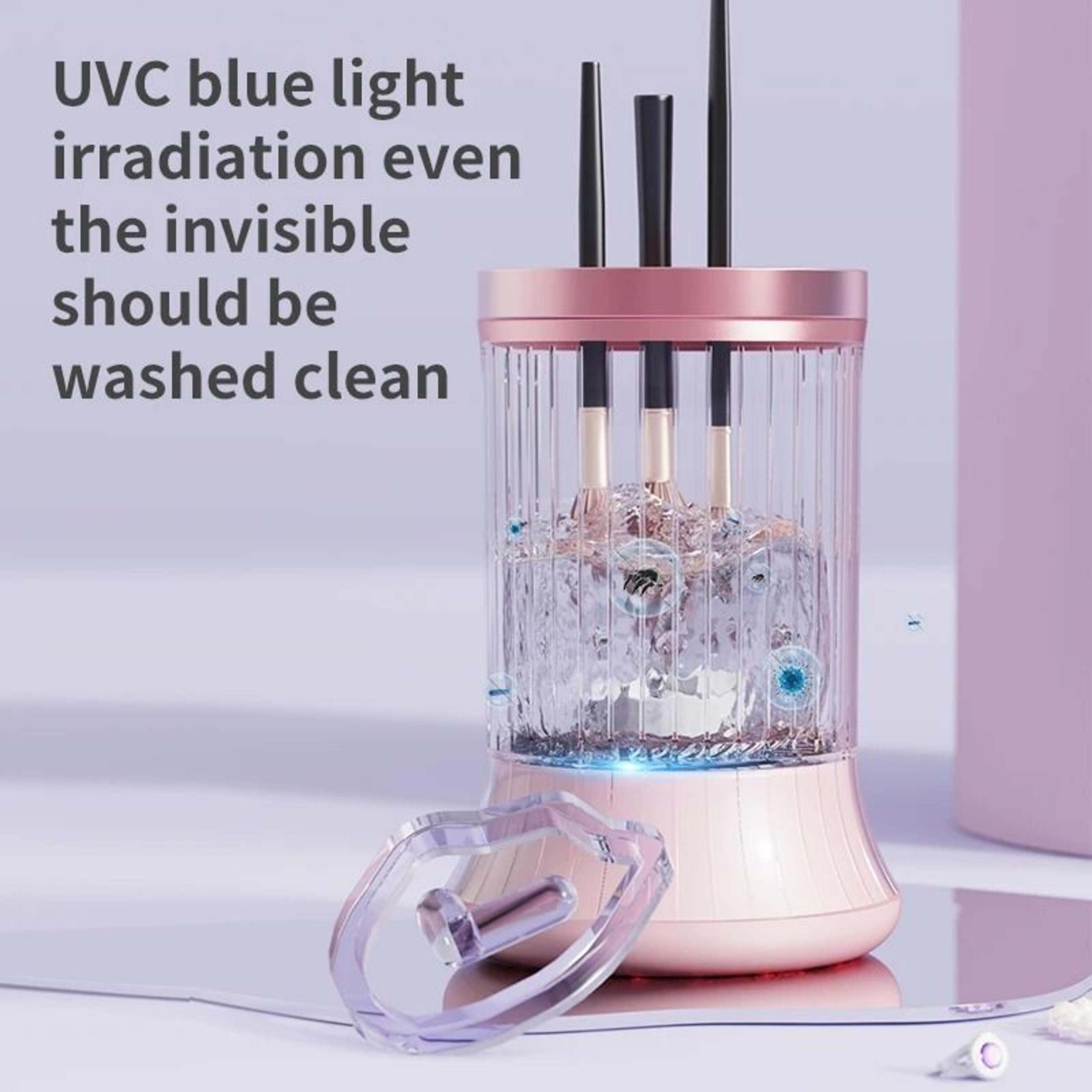 rechargeable makeup brush cleaner and dryer machine multifunctional tool