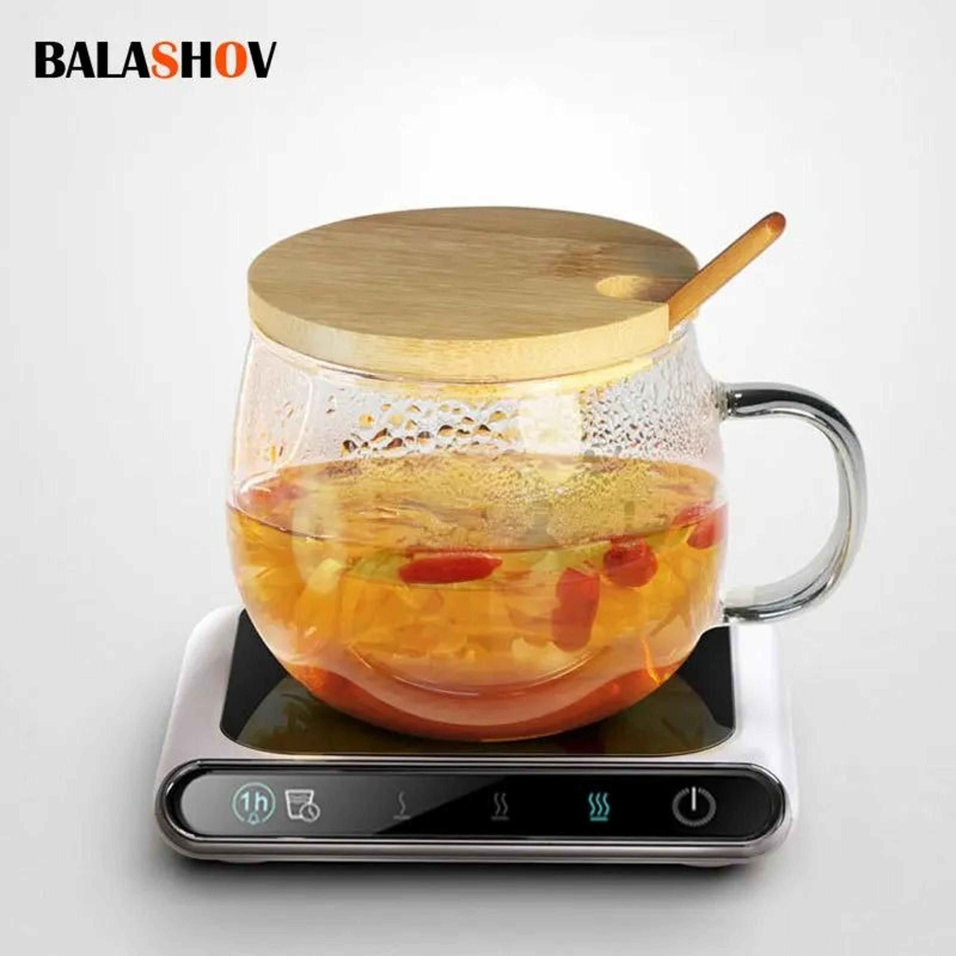 usb portable coffee mug warmer with smart temperature control for office desk home use