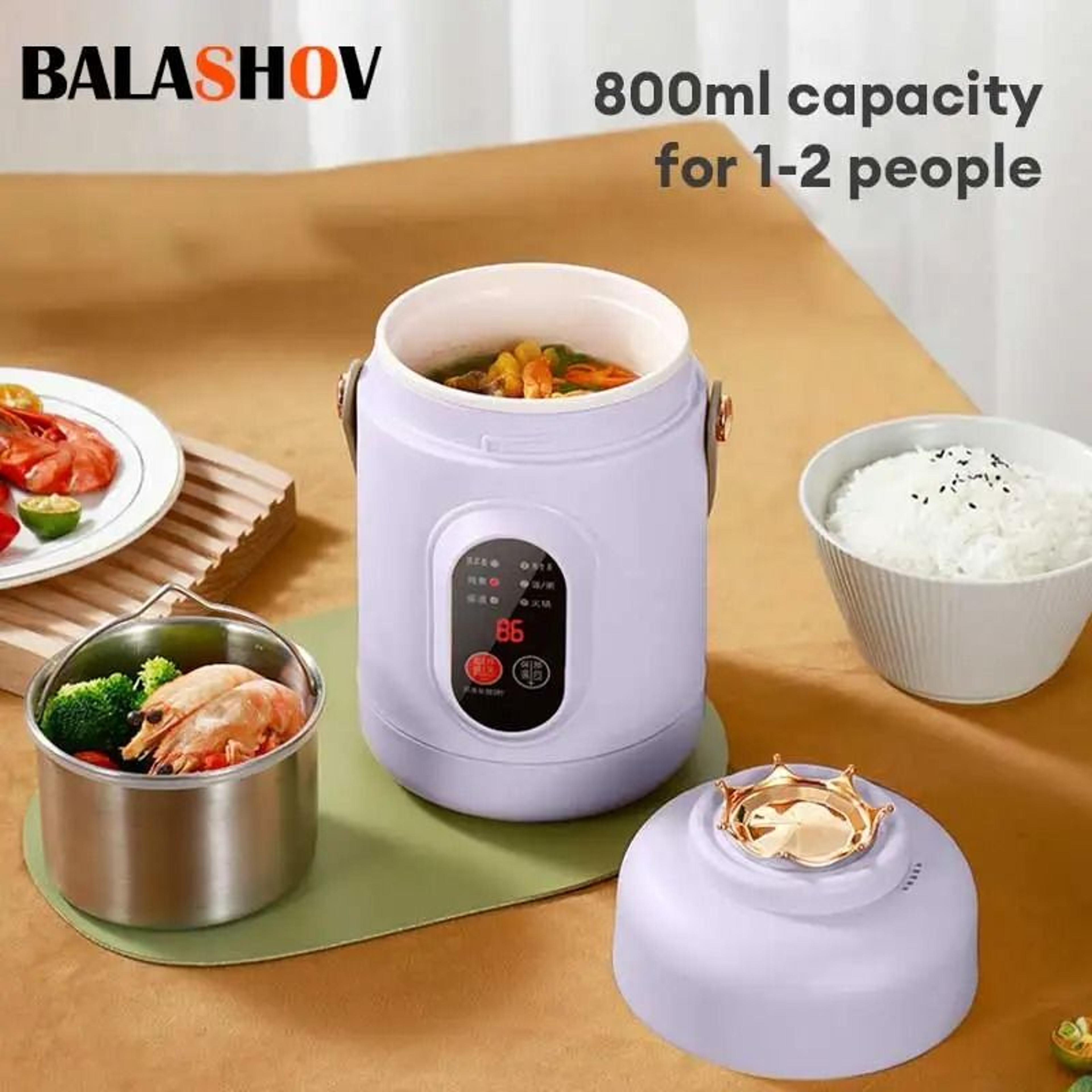 portable multifunction electric rice cooker travel mini hot pot